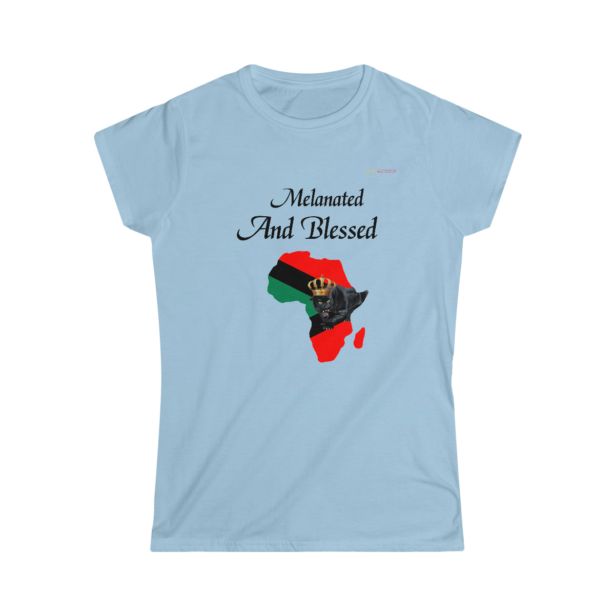 Melanated And Blessed Women's Softstyle T-Shirt