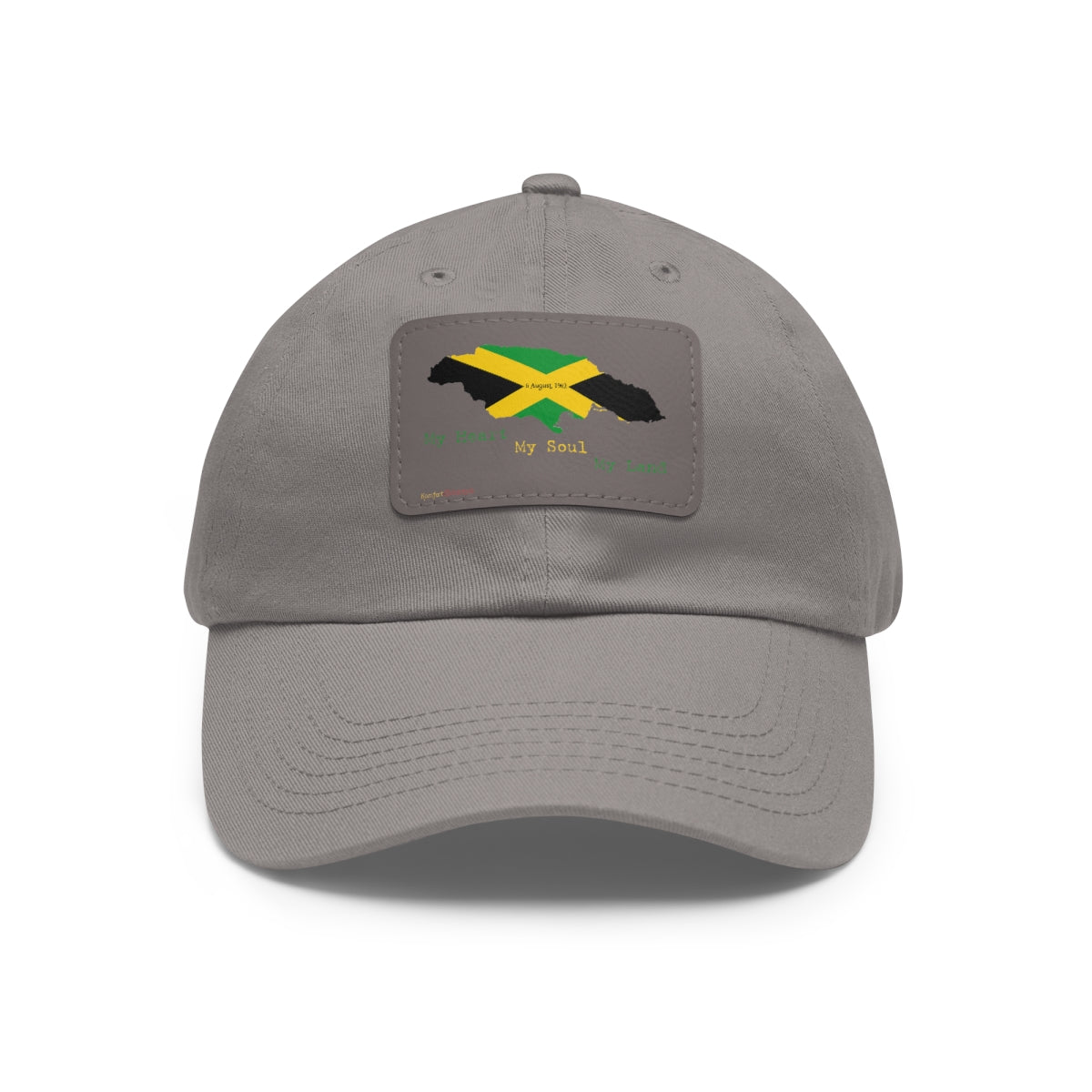 Jamaican Independence Hat with Leather Patch