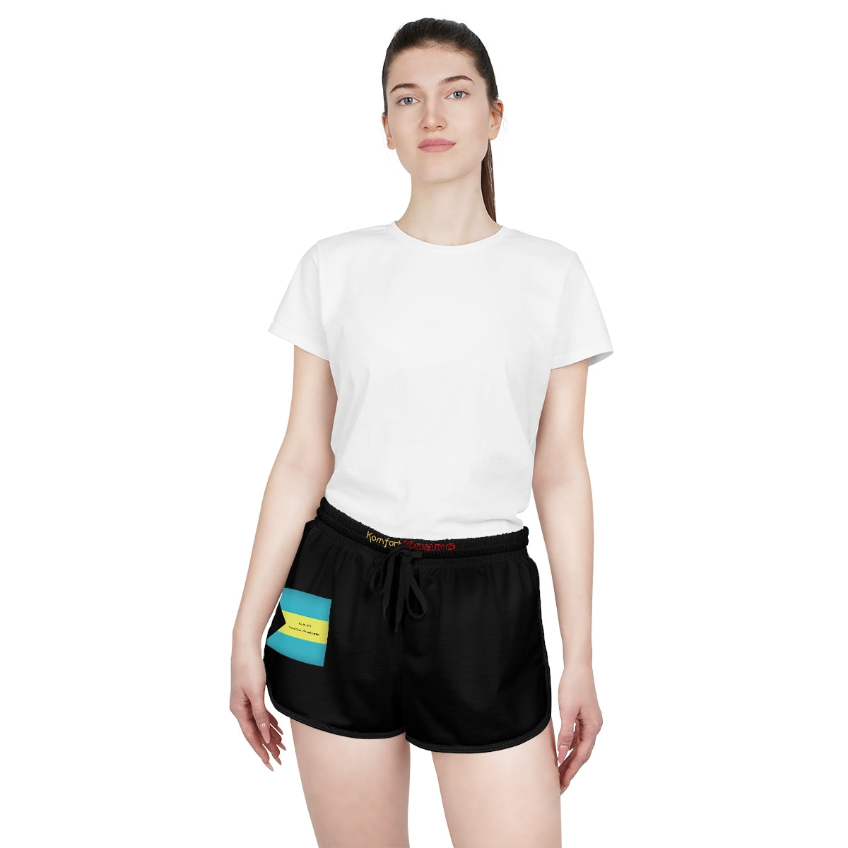 Bahamian Independence Women's Relaxed Shorts - Front Logo