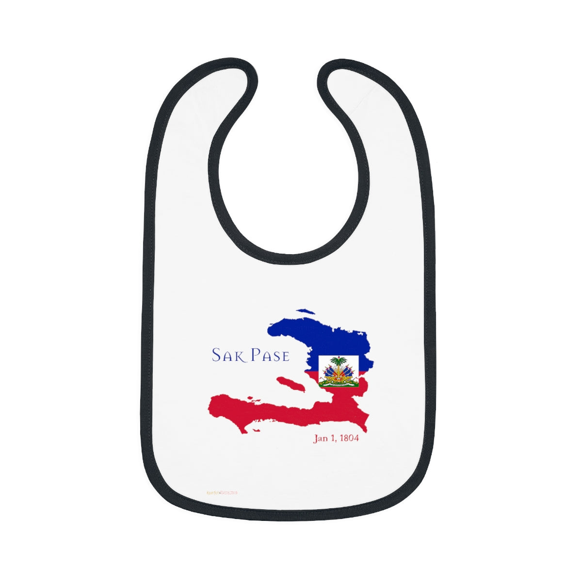 Haitian Independence Baby Bib