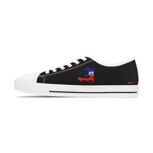 Haitian Independence Women's Low Top Sneakers Footwear