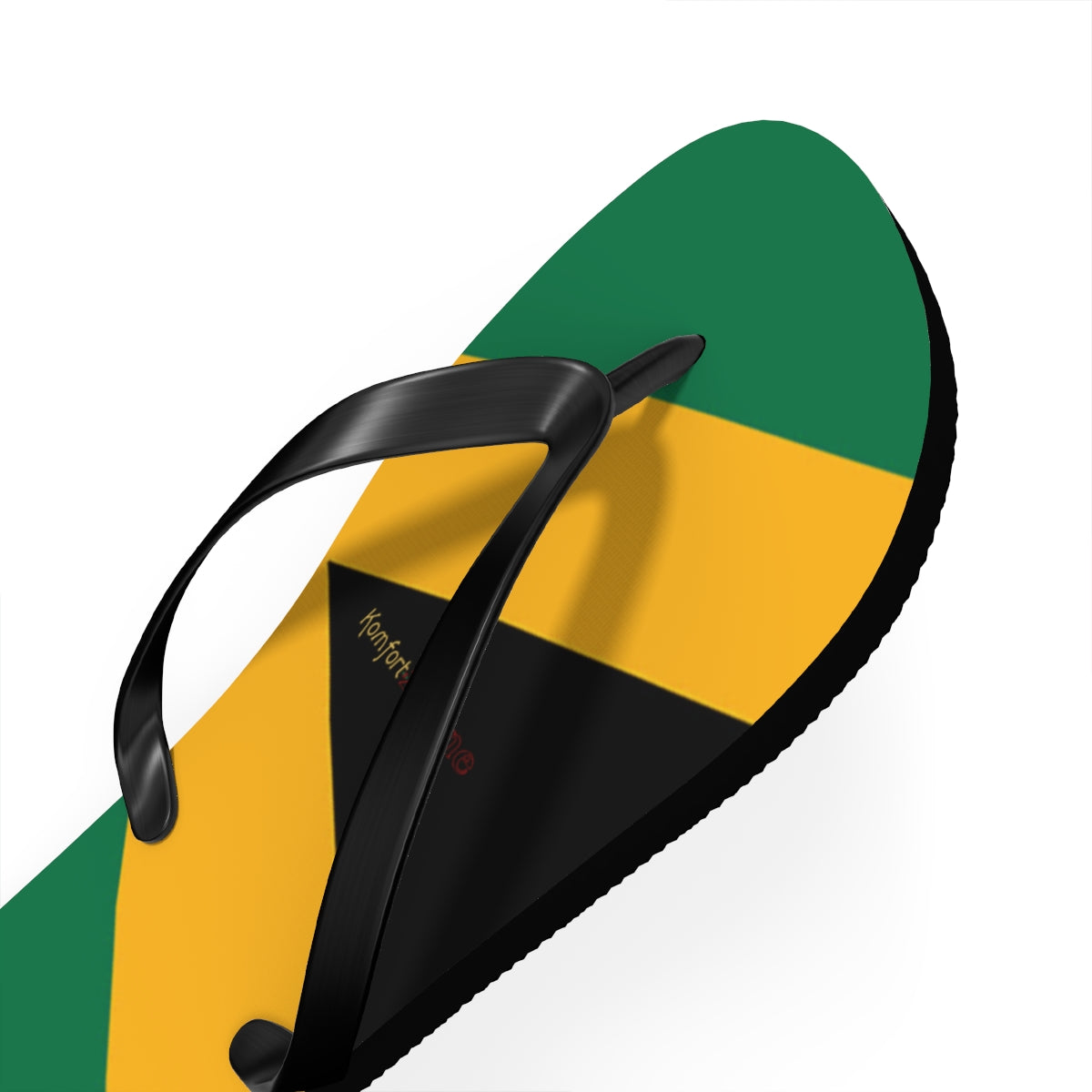 Jamaican Flag Women's Flip Flops Footwear