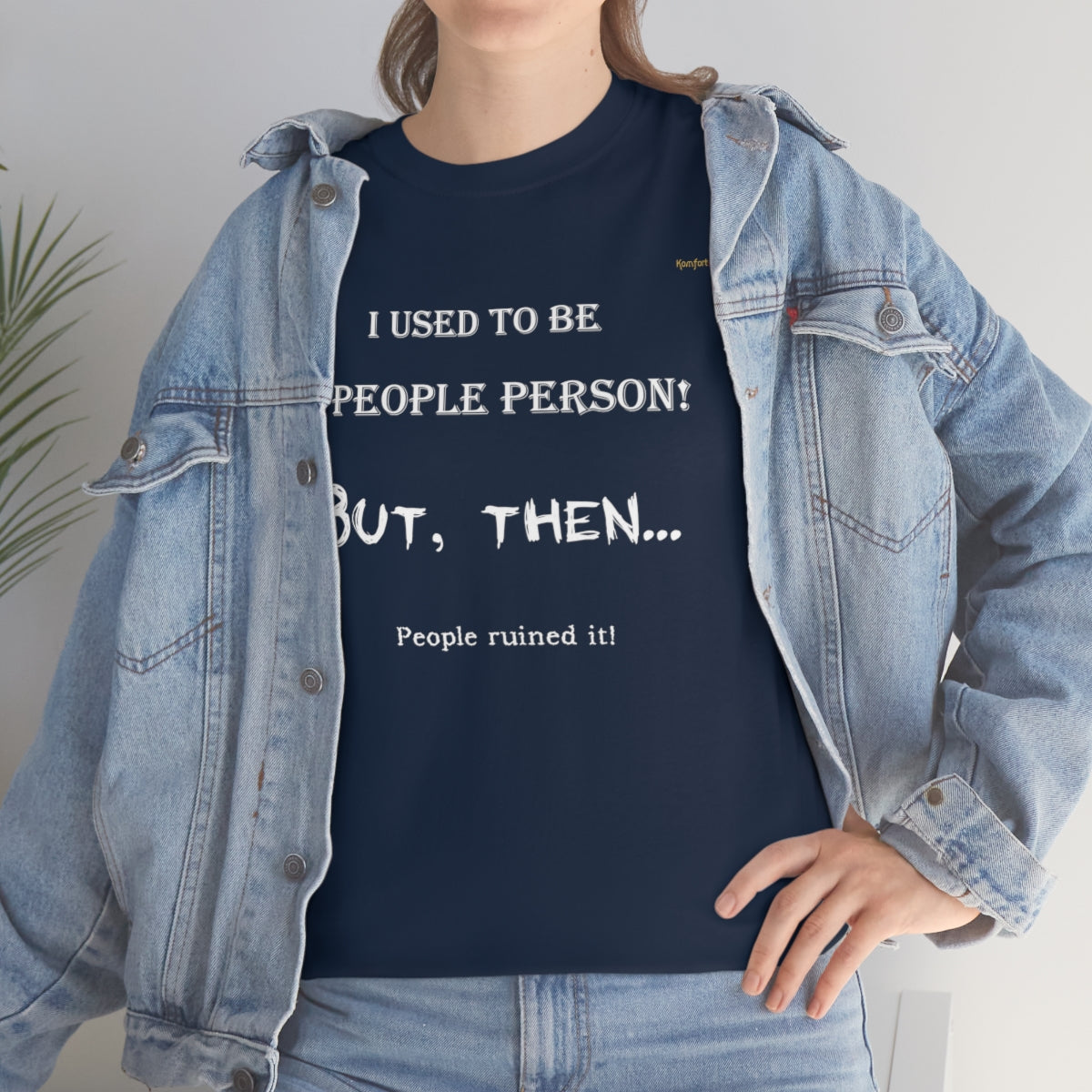 People Person T-Shirt (White Letters)