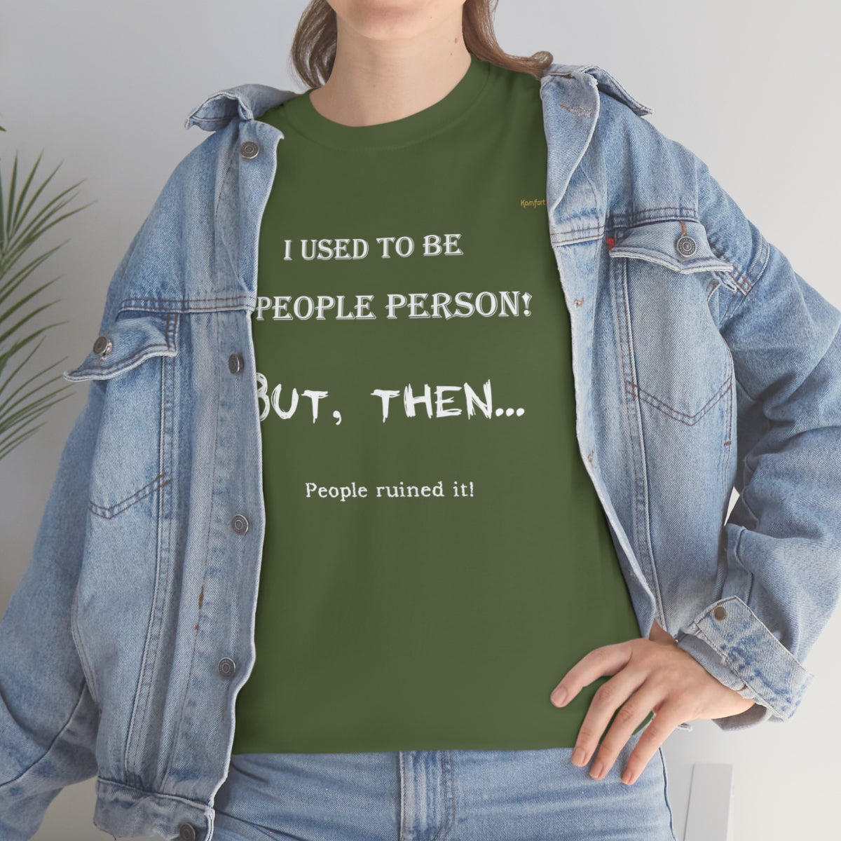 People Person T-Shirt (White Letters)