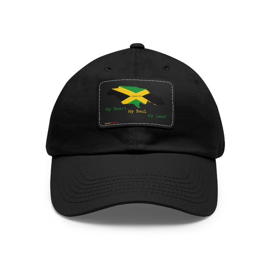 Jamaican Independence Hat with Leather Patch