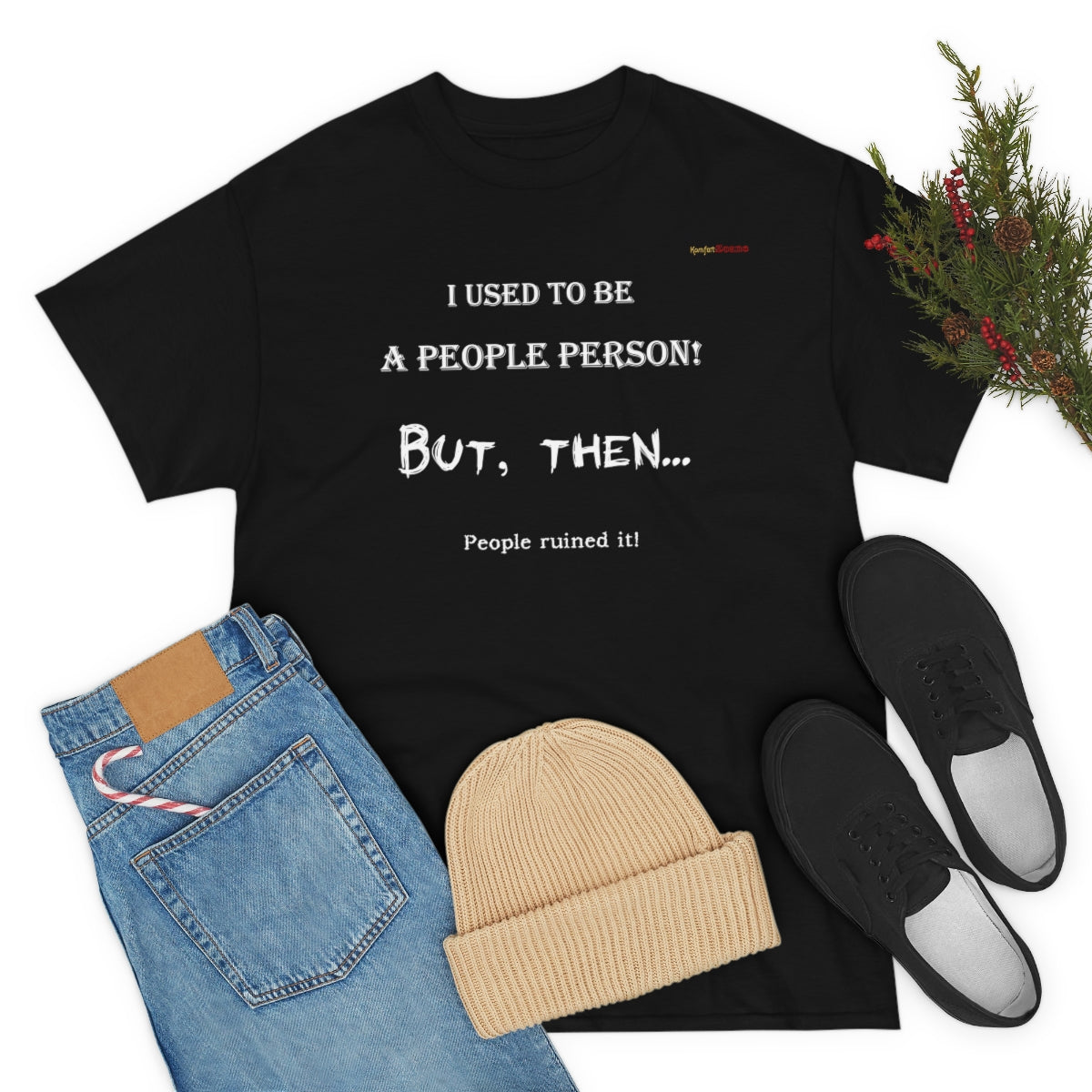 People Person T-Shirt (White Letters)