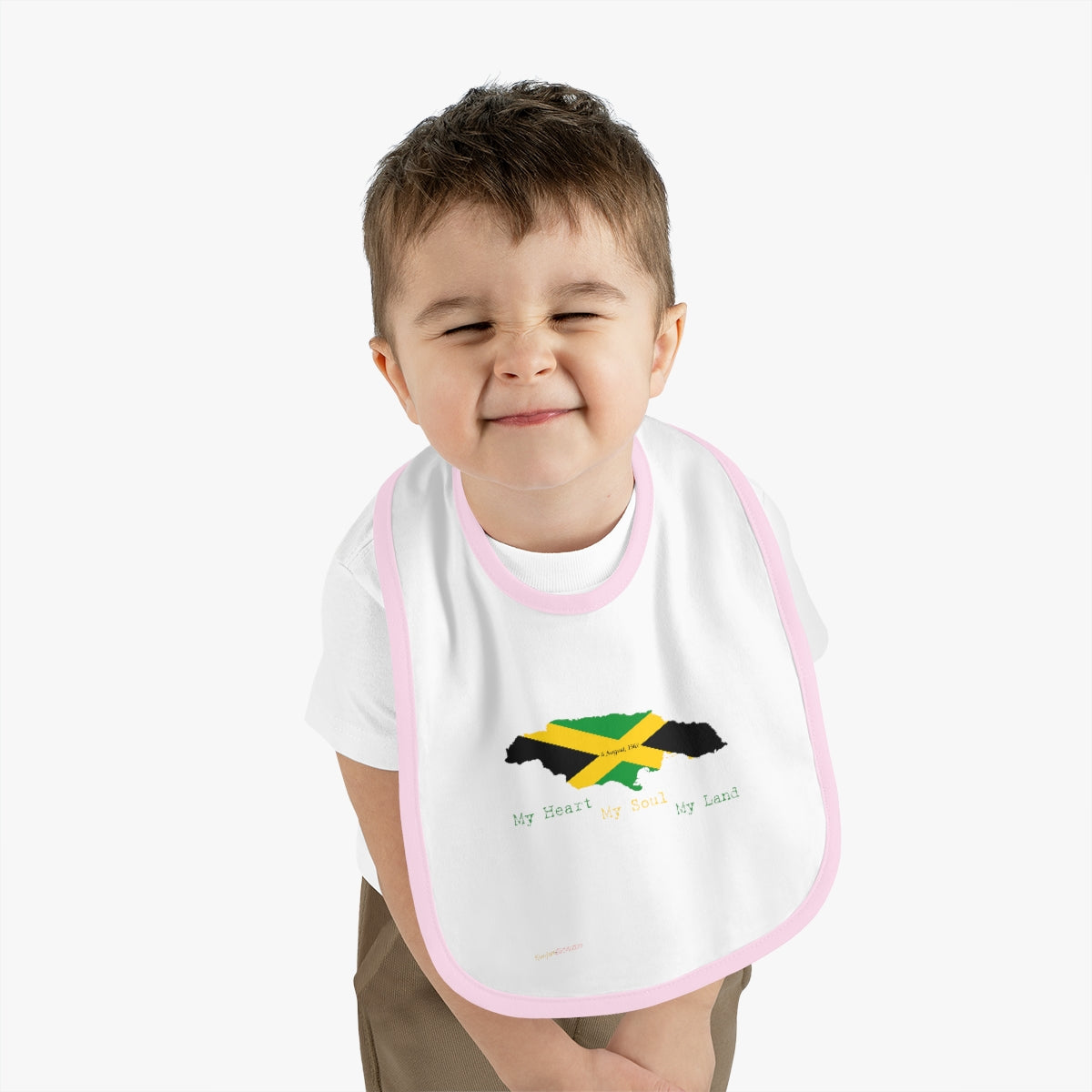 Jamaican Independence Baby Bib