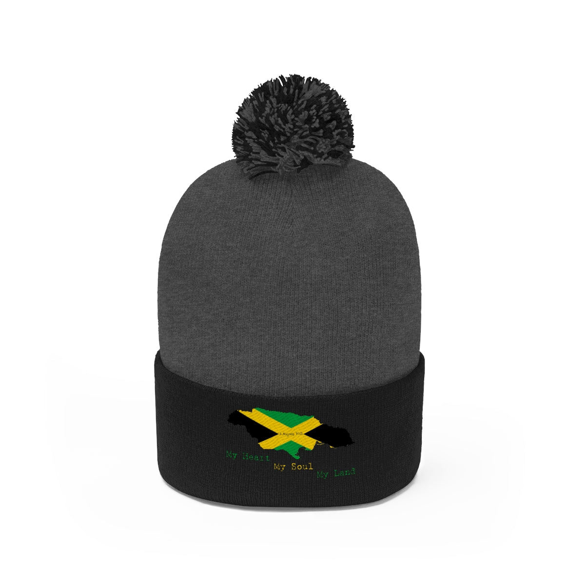 Jamaican Independence Pom Pom Beanie