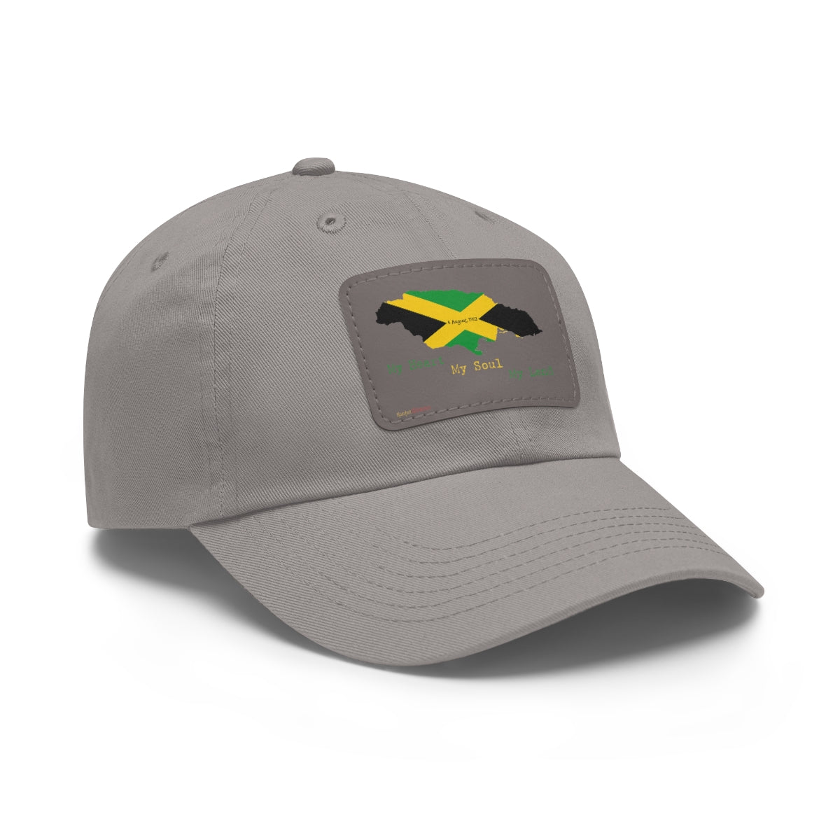 Jamaican Independence Hat with Leather Patch