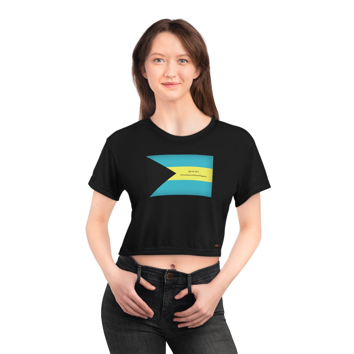 Bahamian Independence Women's Crop T-Shirt