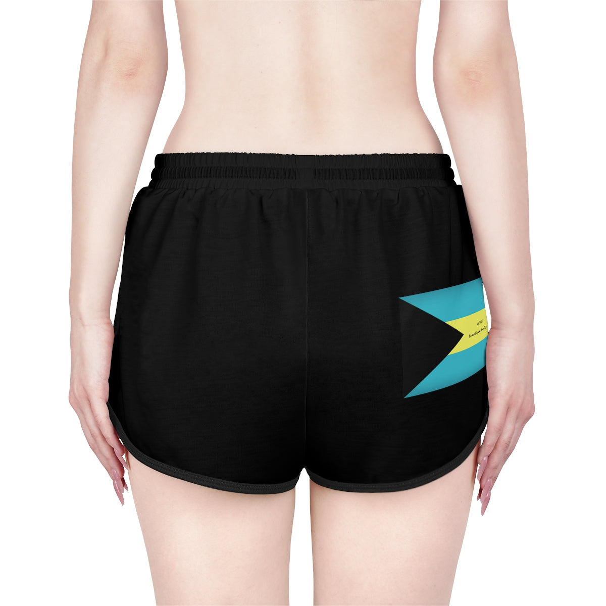 Bahamian Independence Women's Relaxed Shorts - Rear Logo