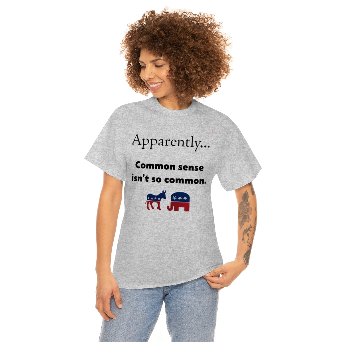 Common Sense T-Shirt (Black Letters)