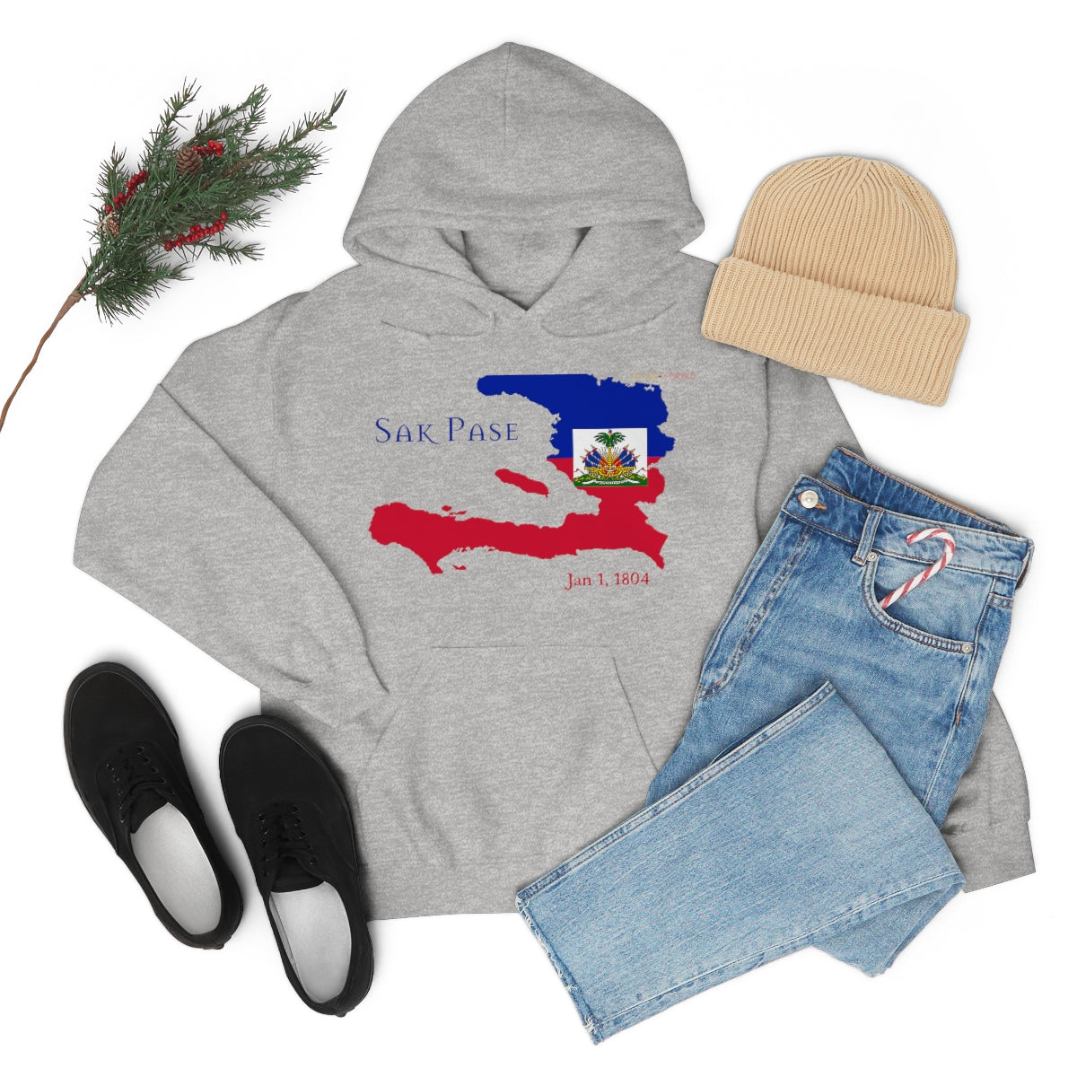 Haitian Independence Hooded Sweatshirt