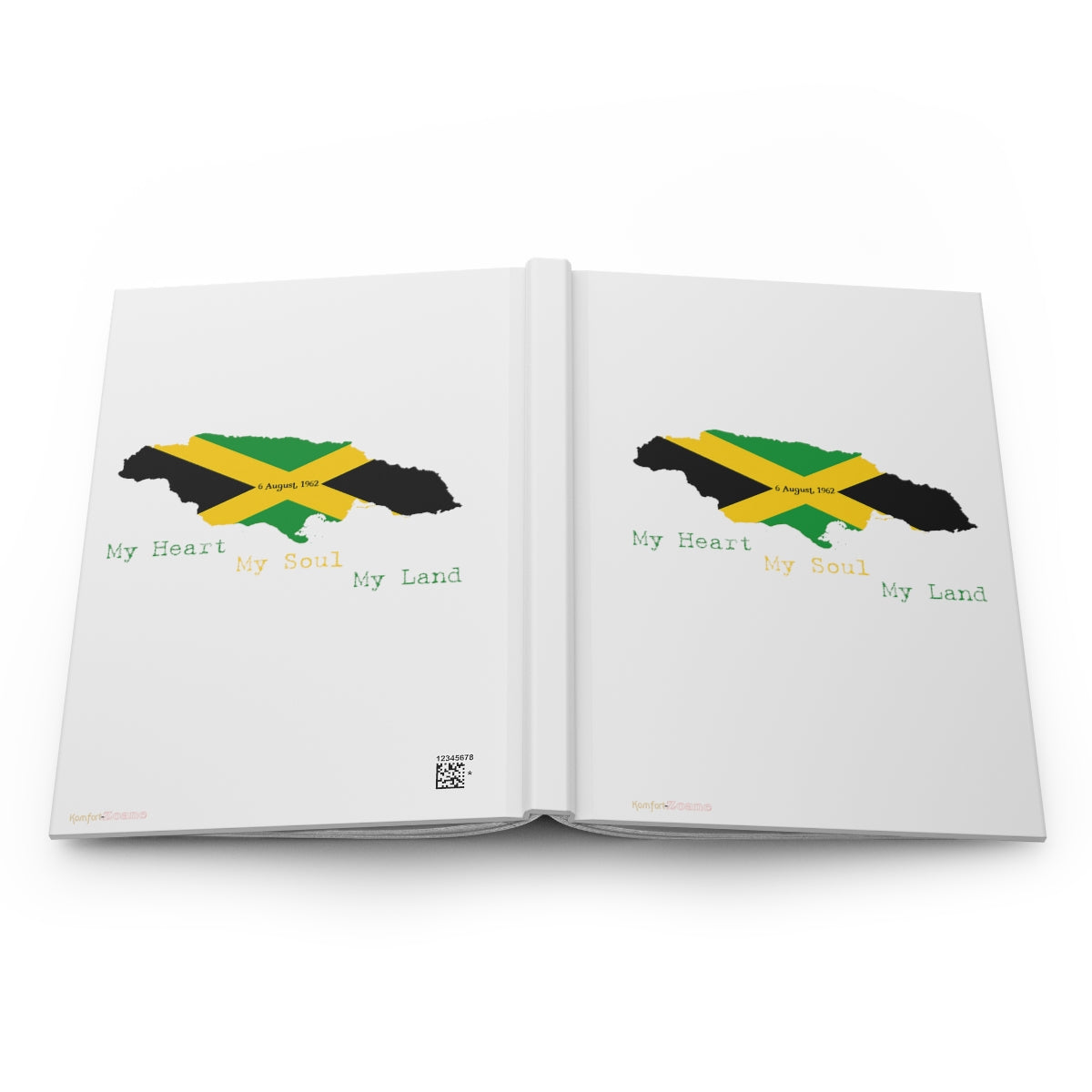 Jamaican Independence Hardcover Journal (White)