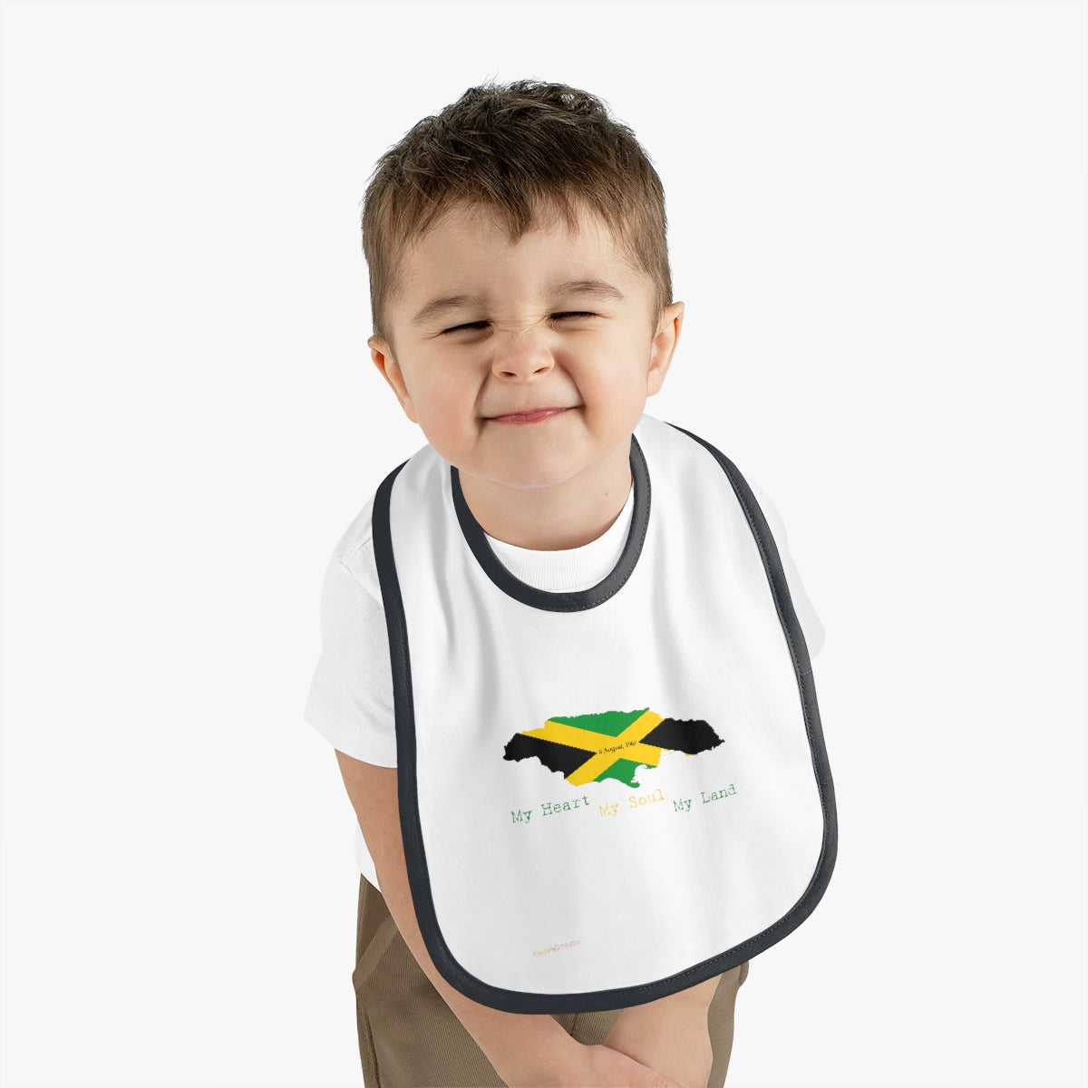 Jamaican Independence Baby Bib