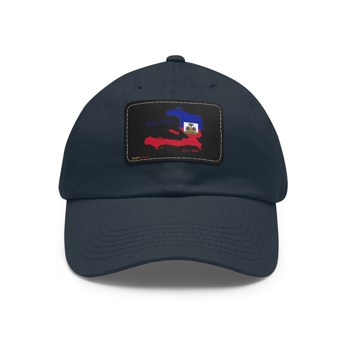 Haitian Independence Hat with Leather Patch