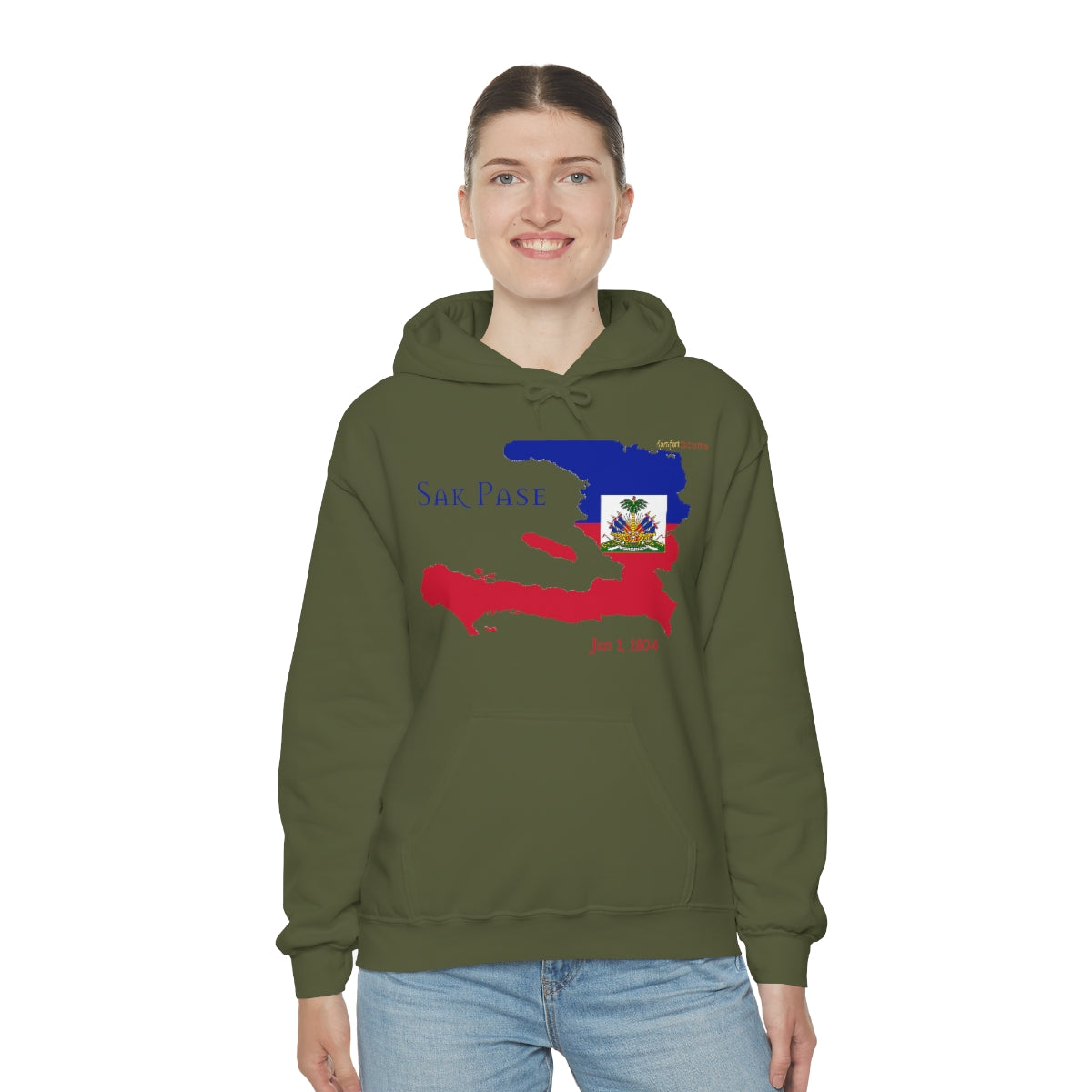 Haitian Independence Hooded Sweatshirt