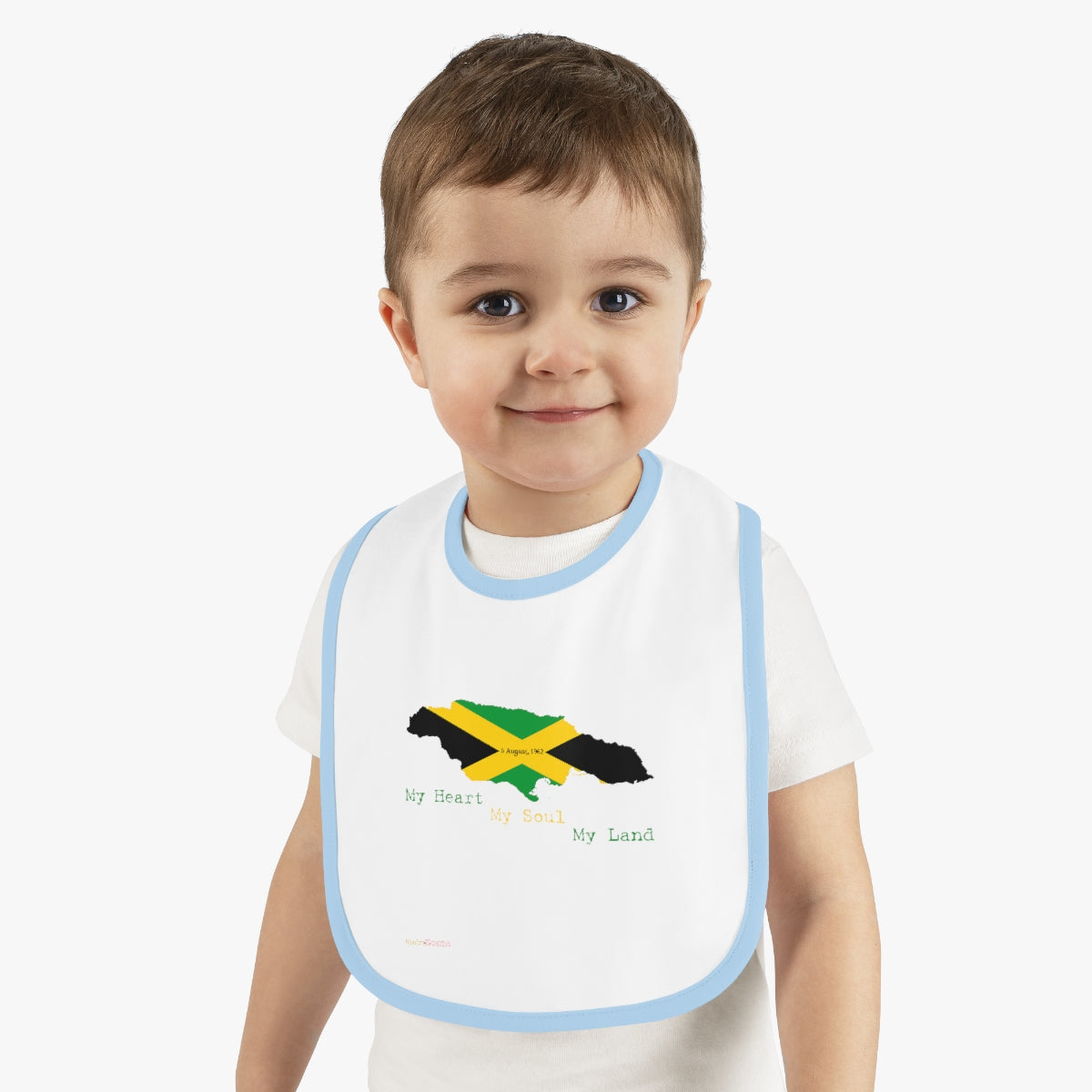 Jamaican Independence Baby Bib