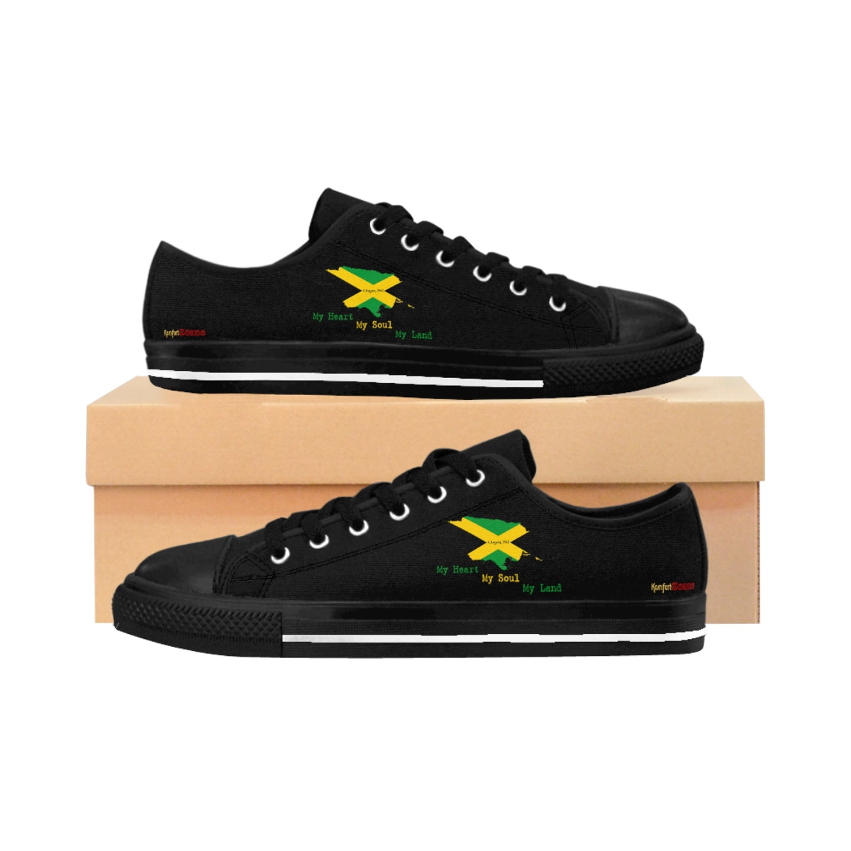 Jamaican Independence Men's Footwear (Black)