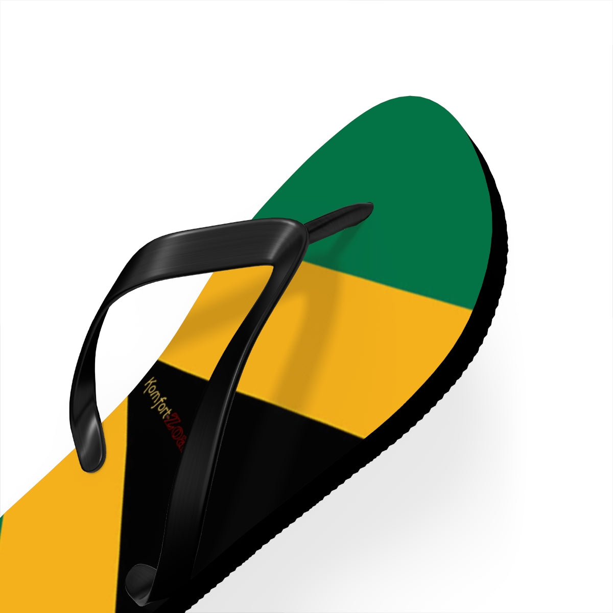 Jamaican Flag Women's Flip Flops Footwear