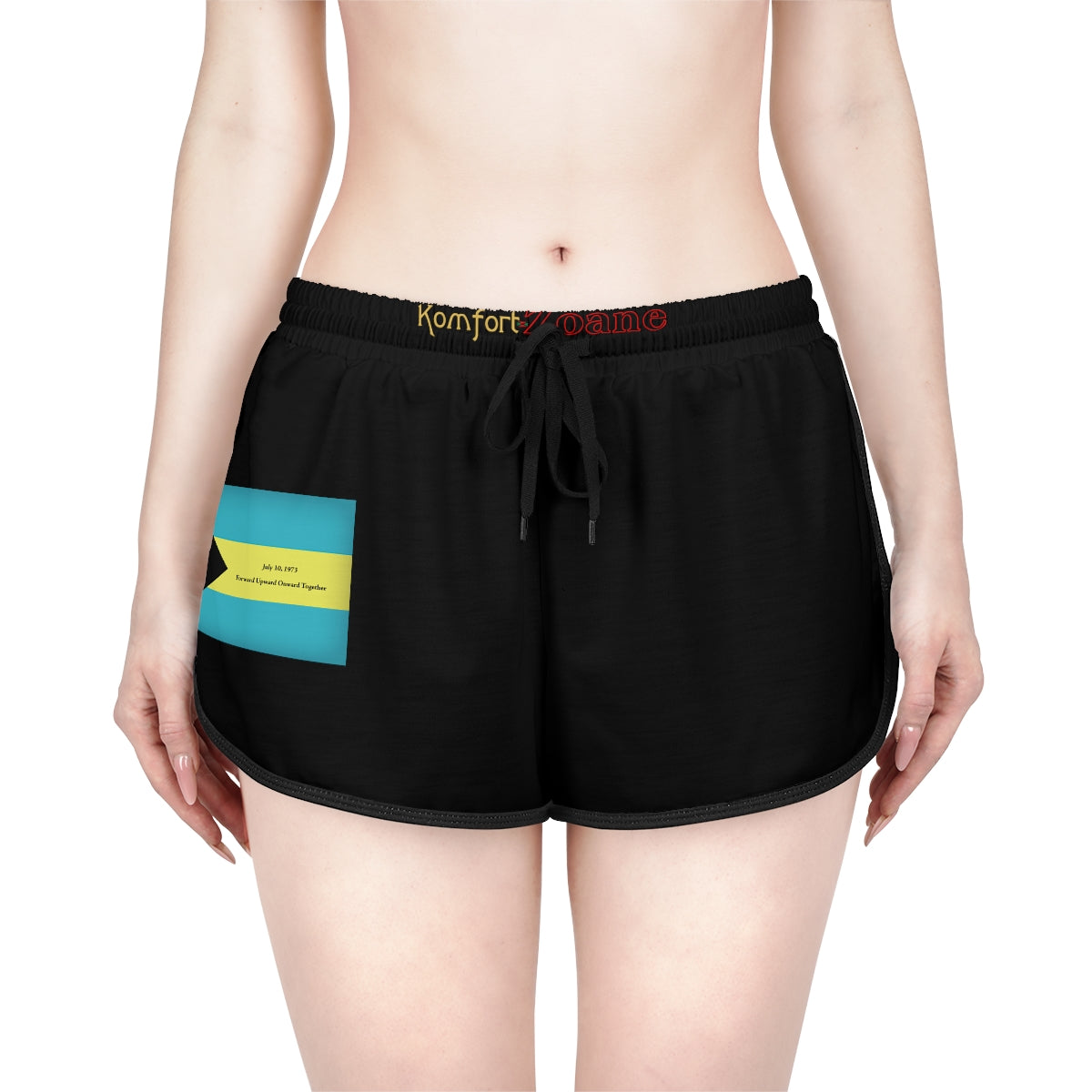 Bahamian Independence Women's Relaxed Shorts - Front Logo