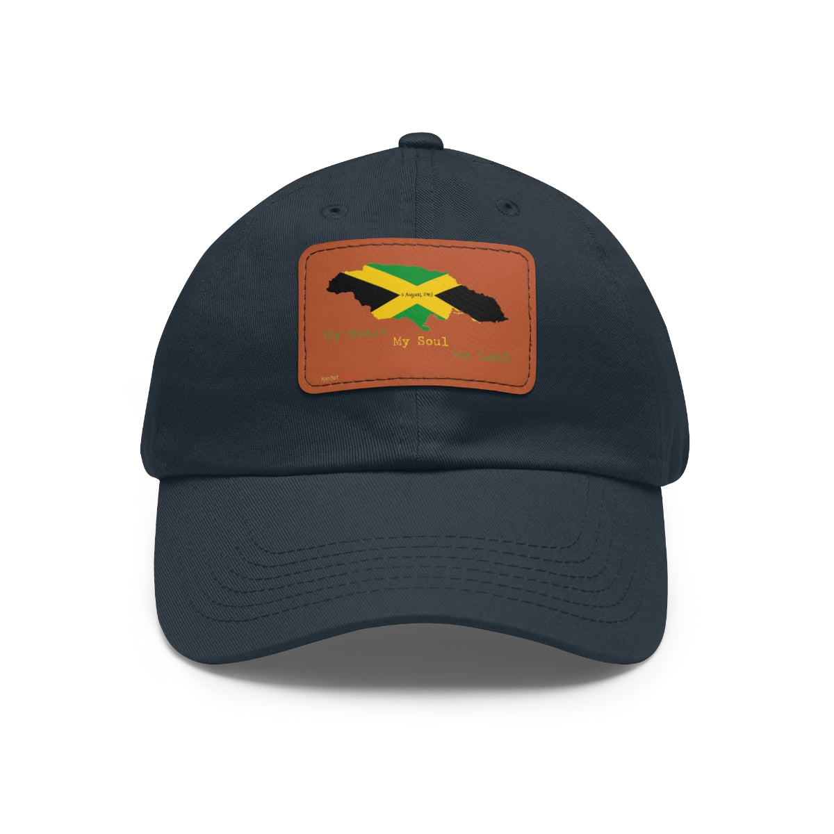 Jamaican Independence Hat with Leather Patch