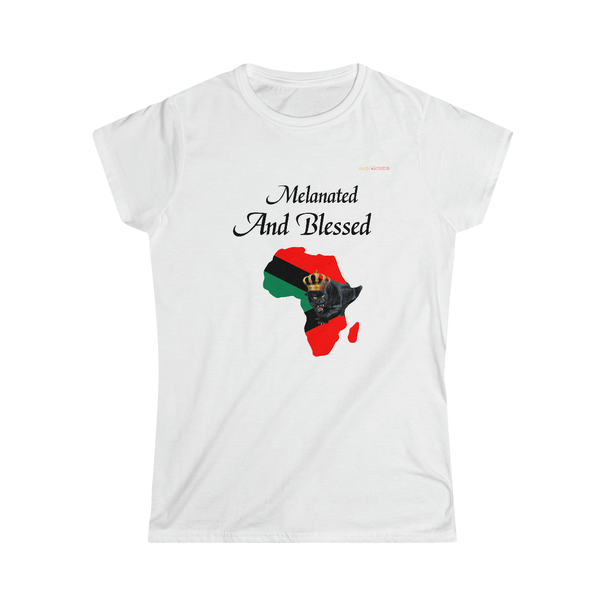 Melanated And Blessed Women's Softstyle T-Shirt