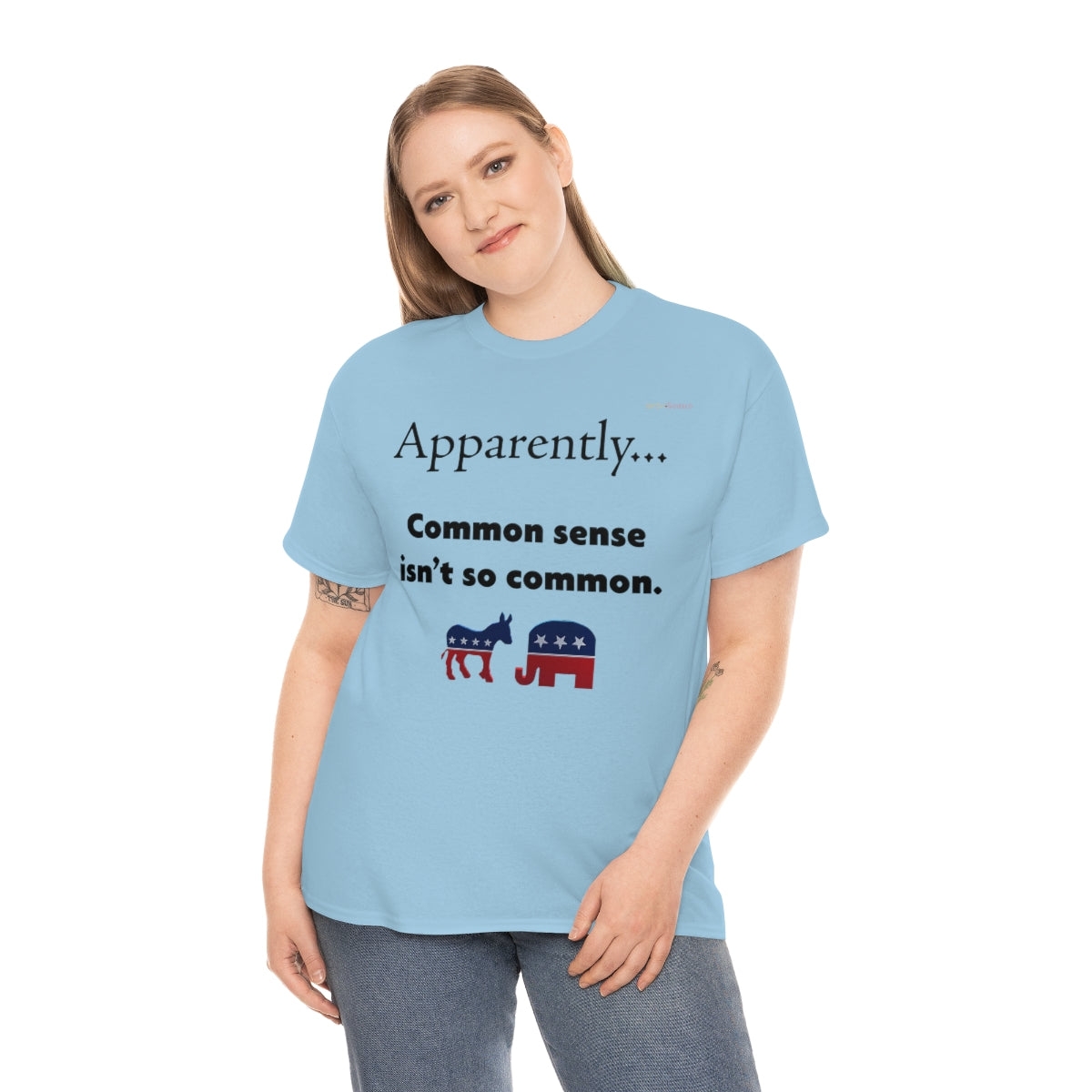 Common Sense T-Shirt (Black Letters)