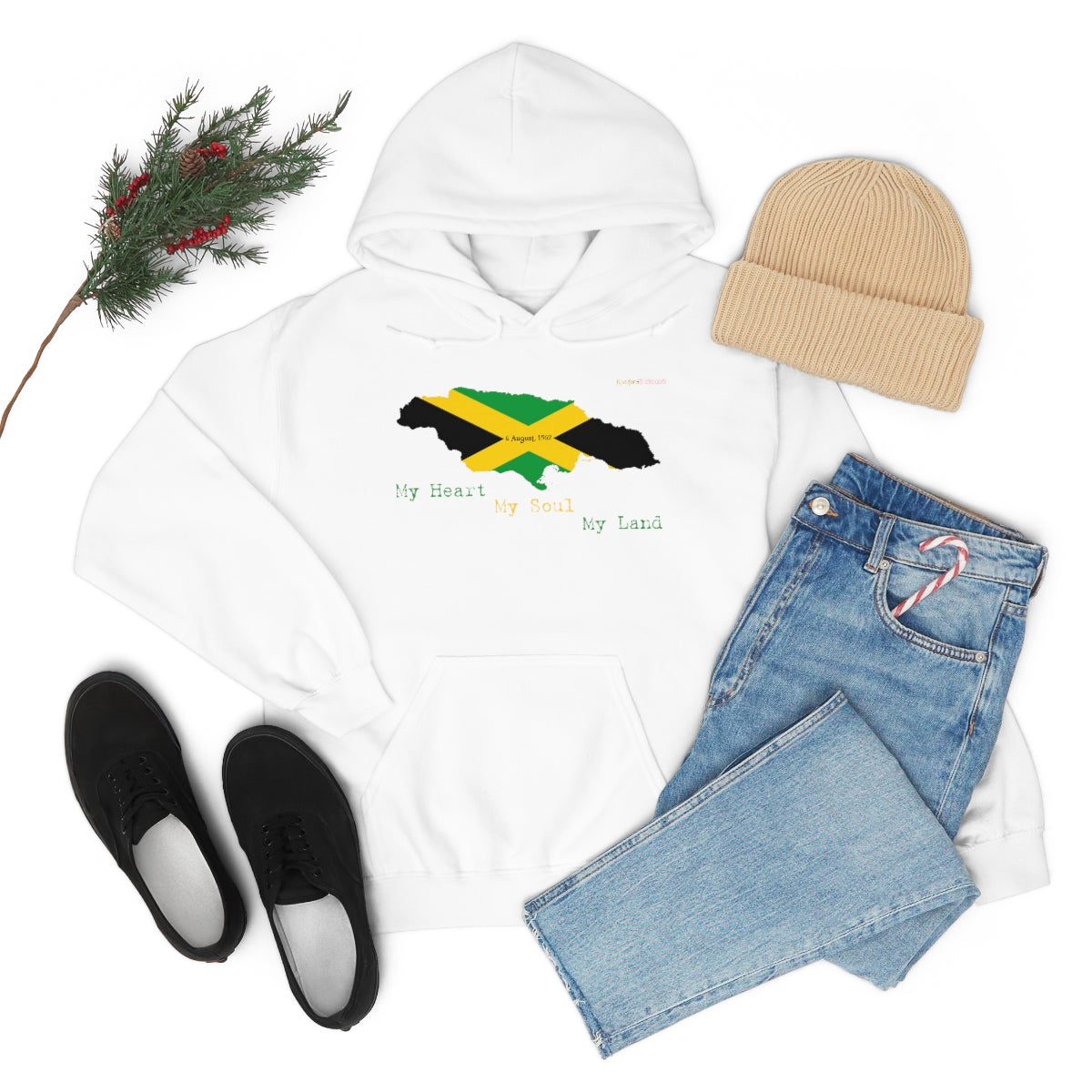 Jamaican Independence Hooded Sweatshirt