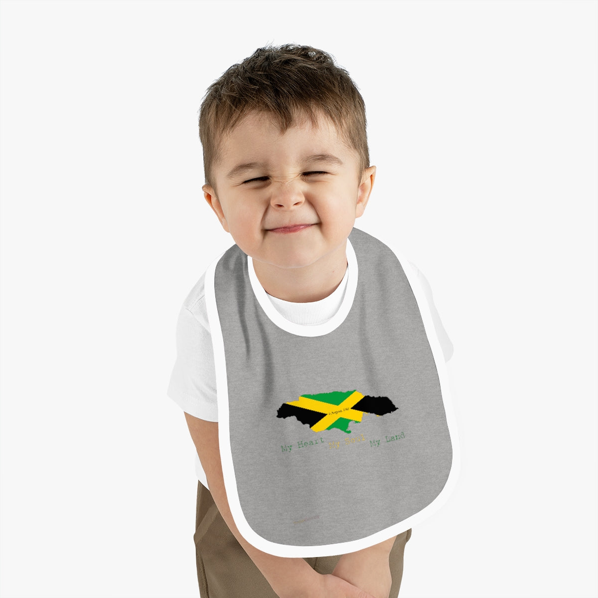 Jamaican Independence Baby Bib