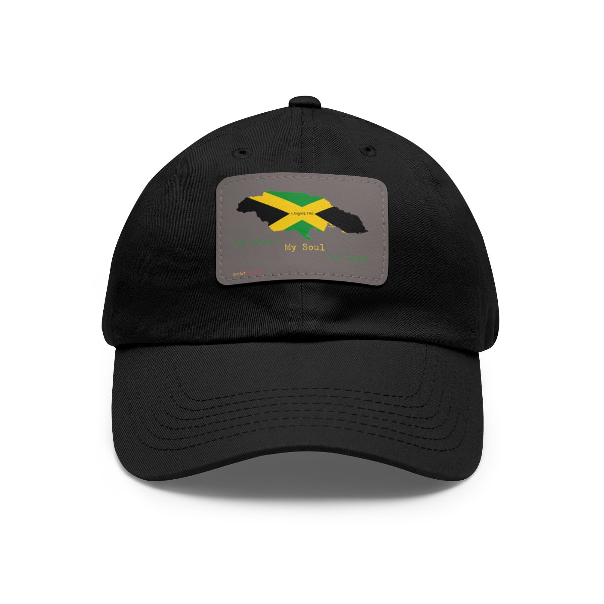 Jamaican Independence Hat with Leather Patch