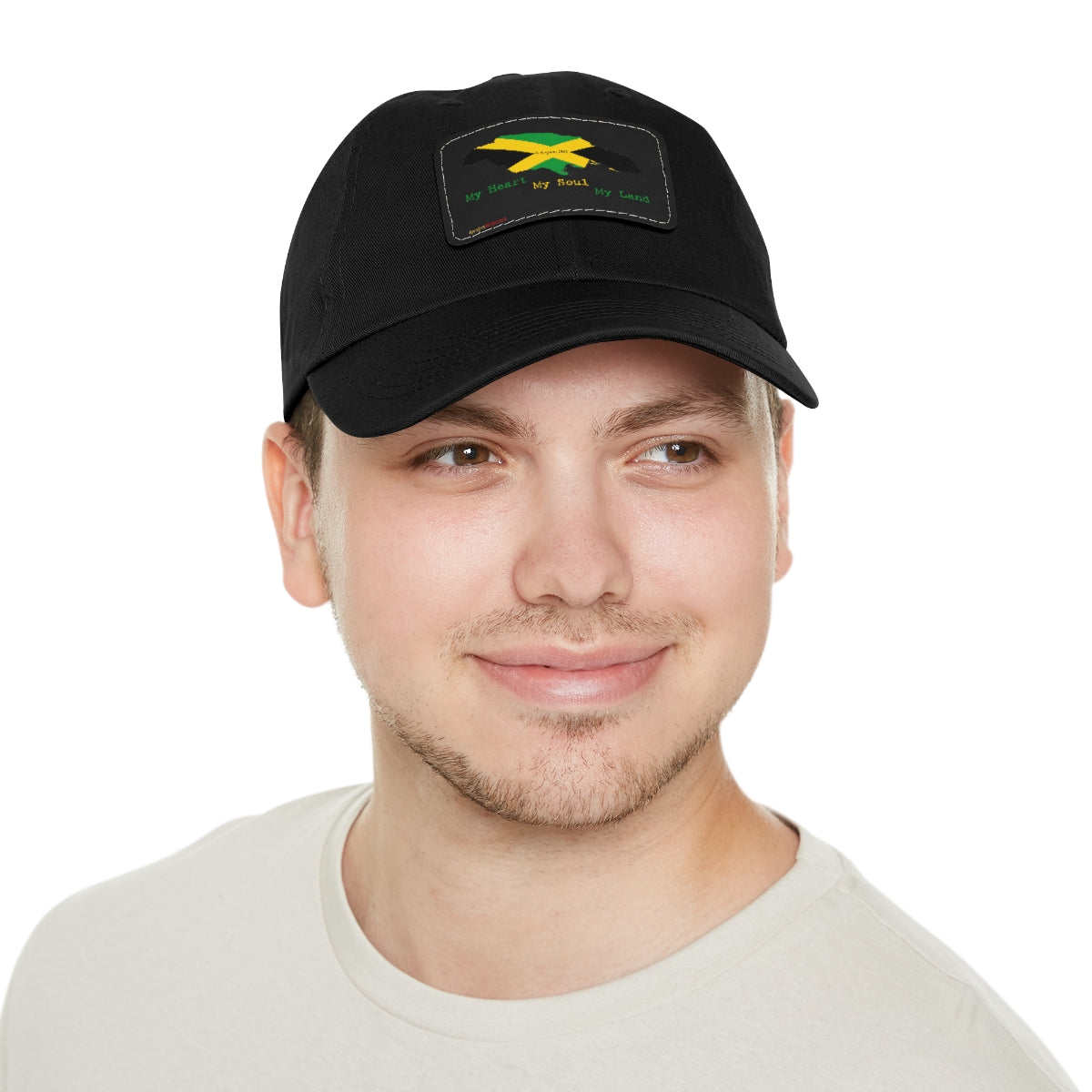 Jamaican Independence Hat with Leather Patch