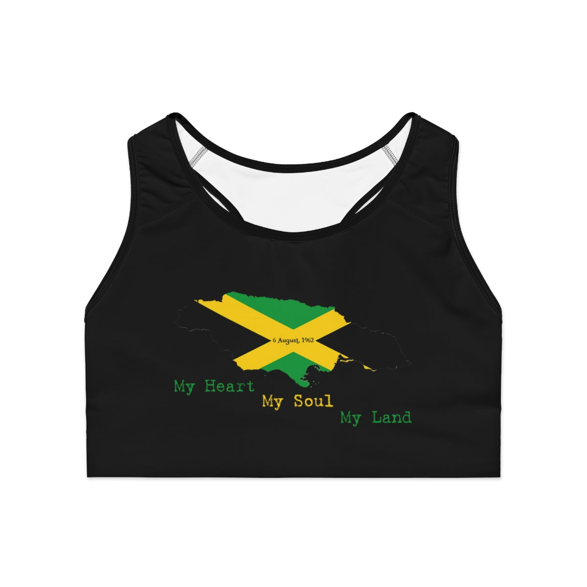 Jamaican Independence Women's Sports Bra