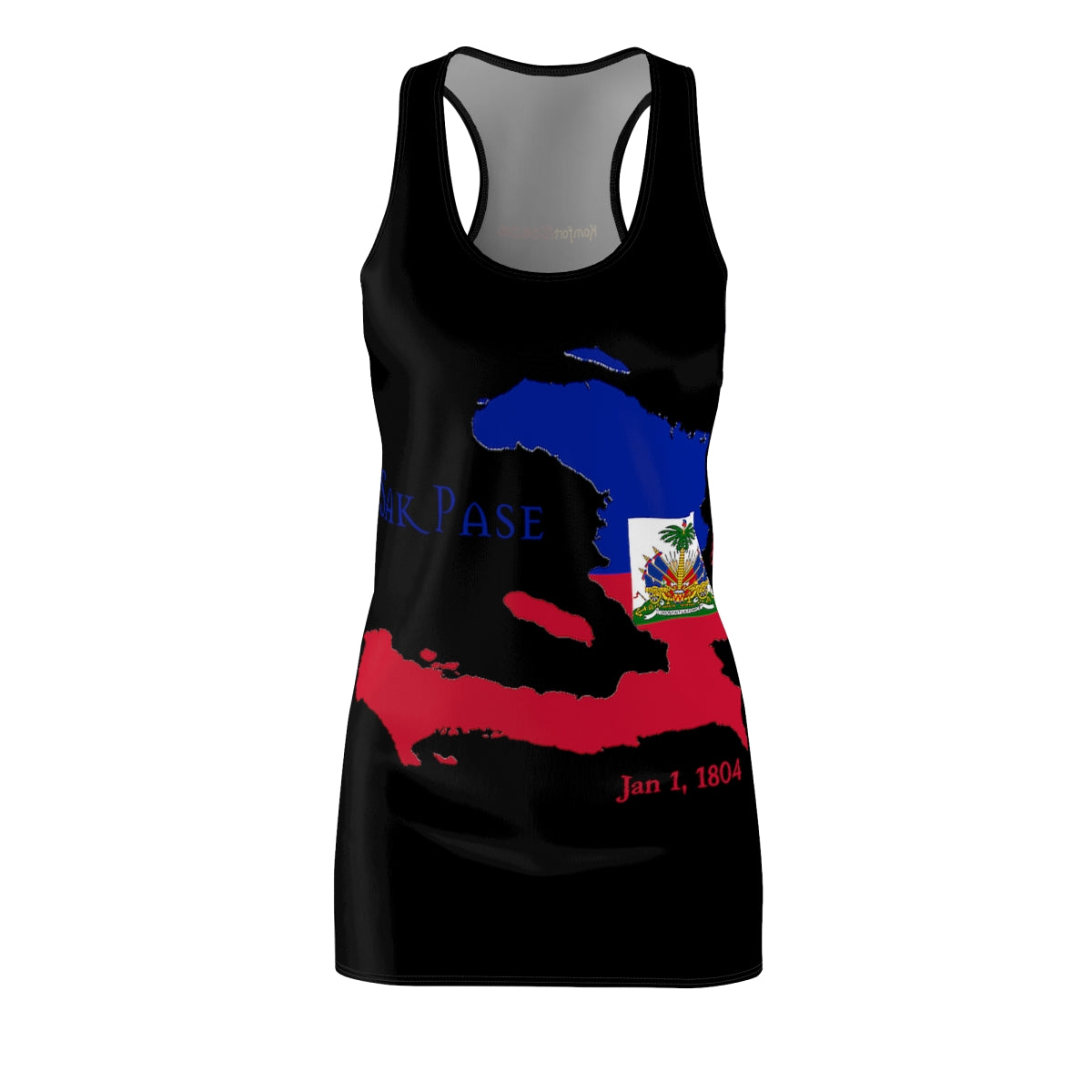 Haitian Independence Women's Racerback Dress