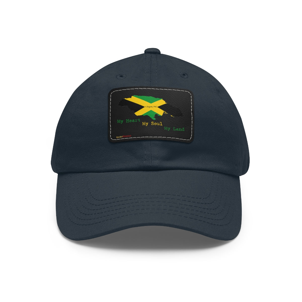 Jamaican Independence Hat with Leather Patch