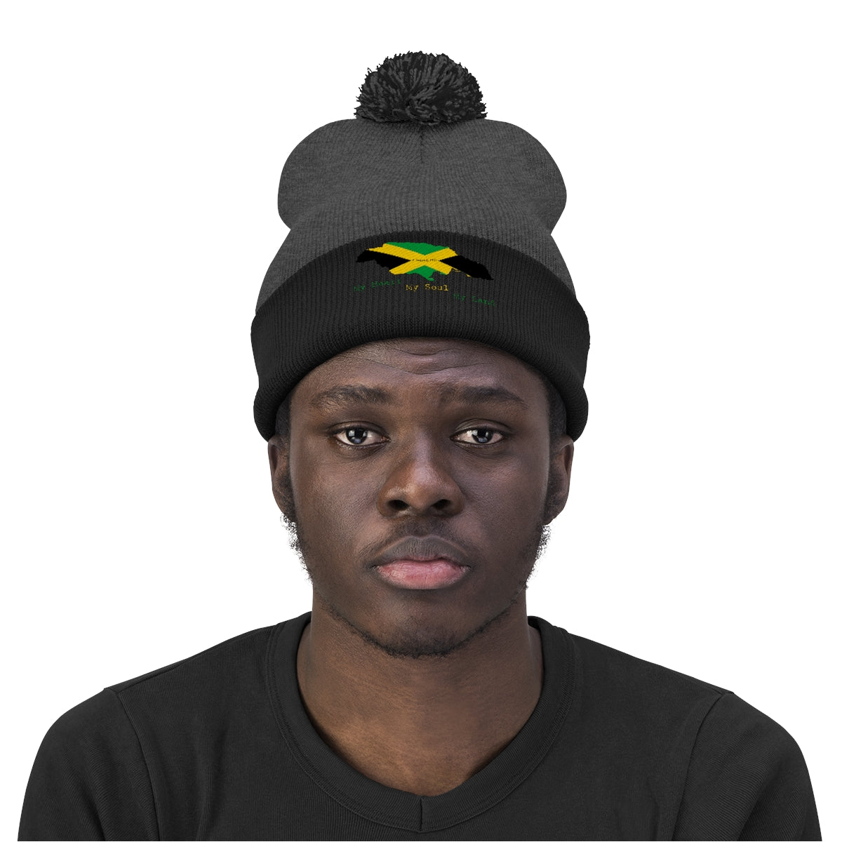 Jamaican Independence Pom Pom Beanie