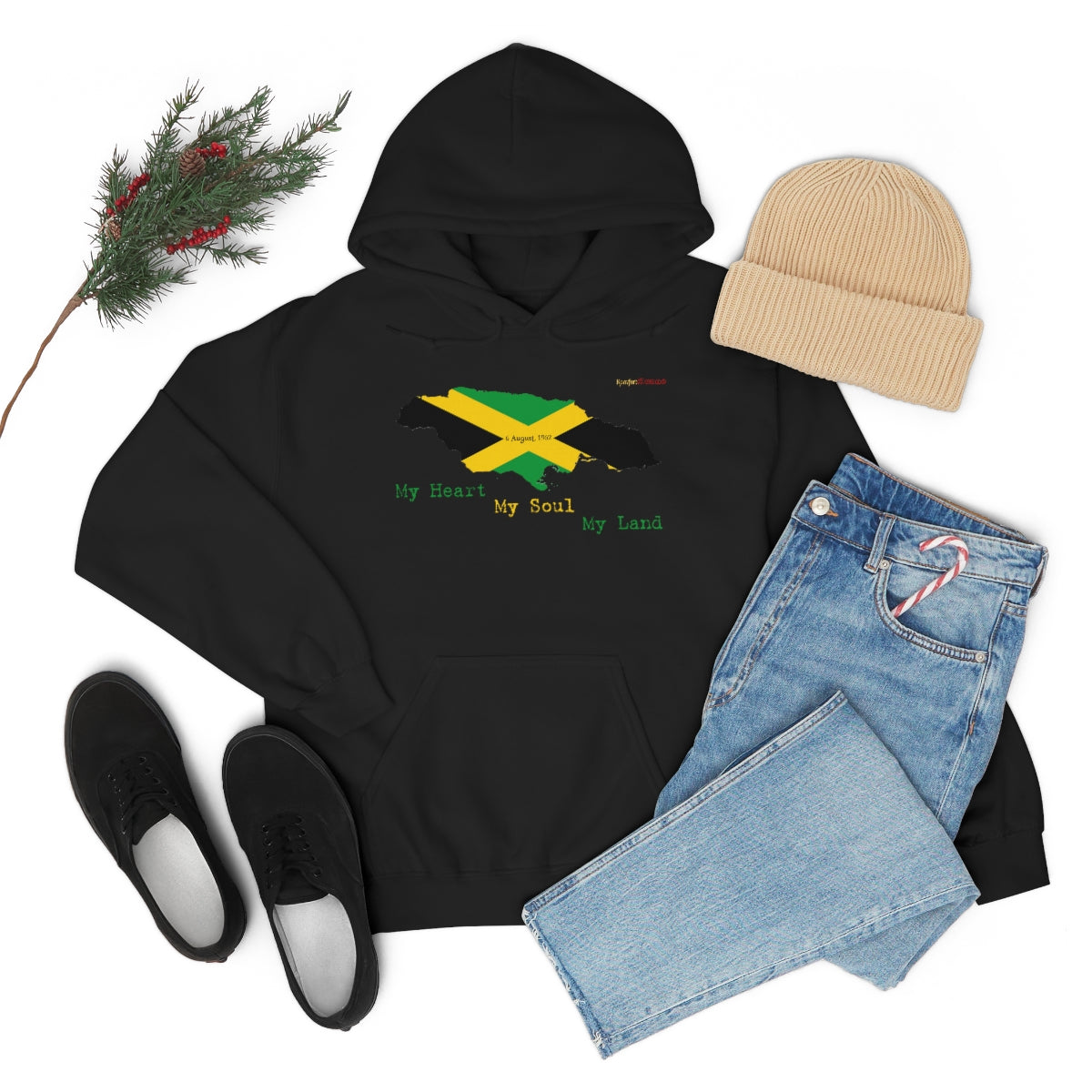 Jamaican Independence Hooded Sweatshirt