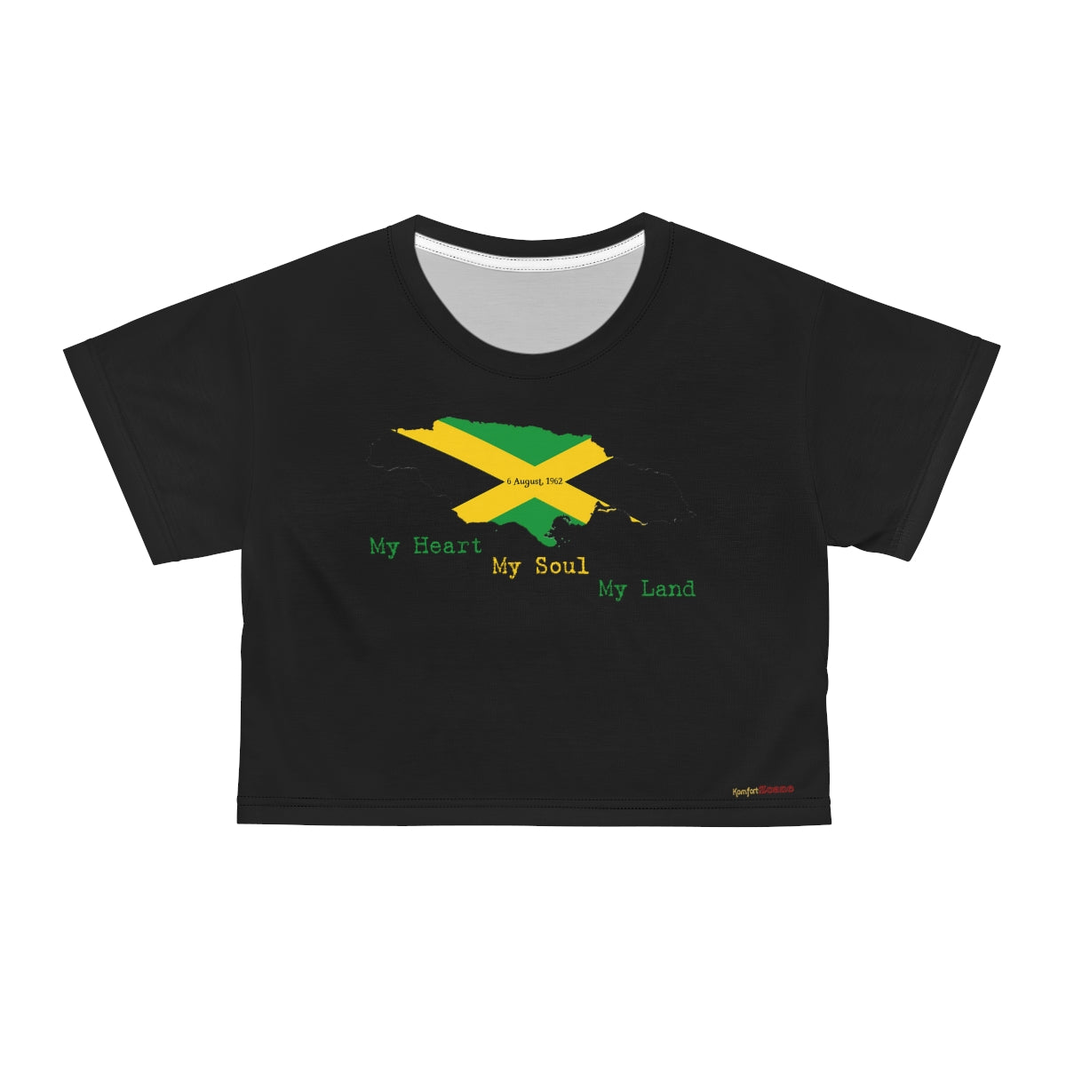 Jamaican Independence Women's Crop T-Shirt