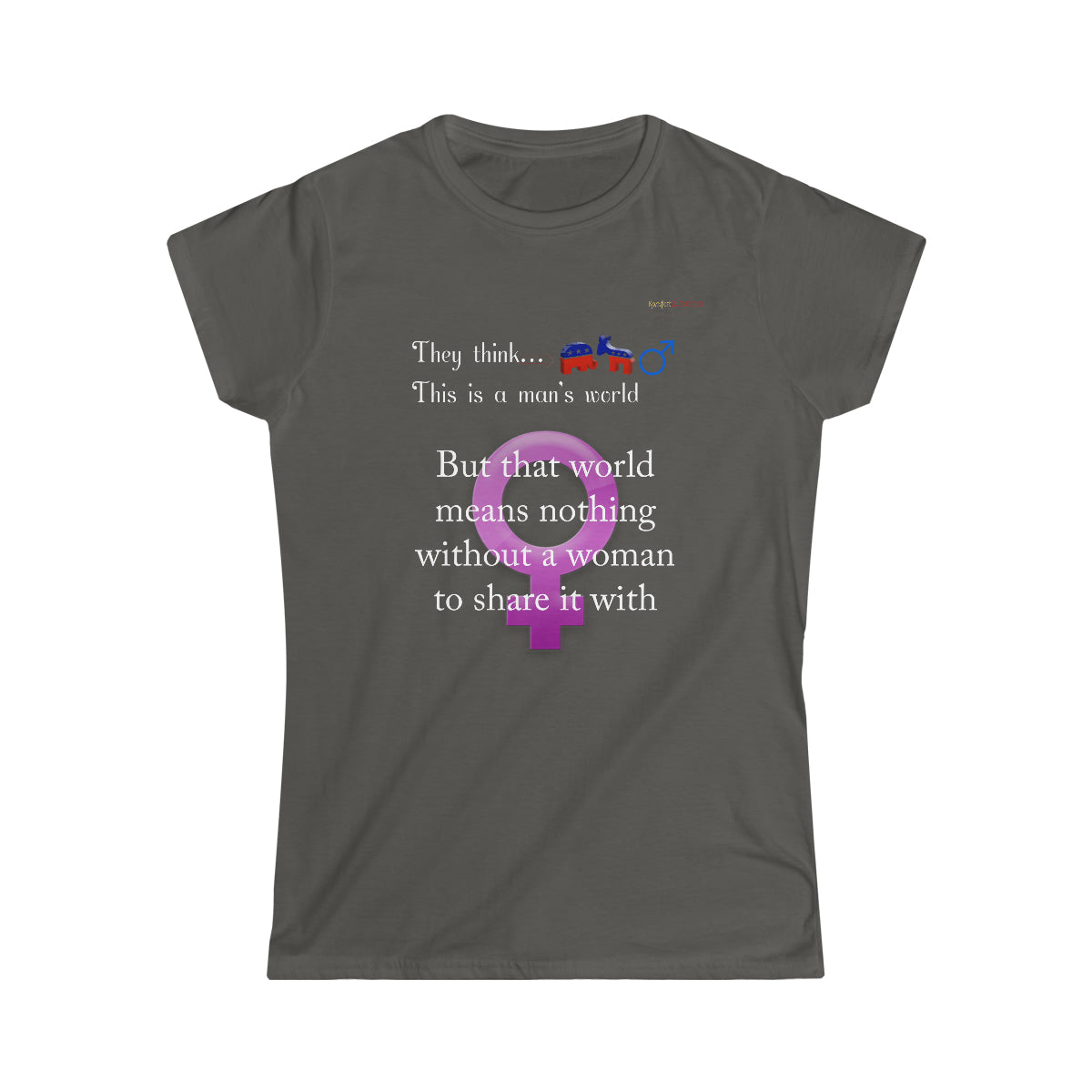 Man's World Women's Softstyle T-Shirt