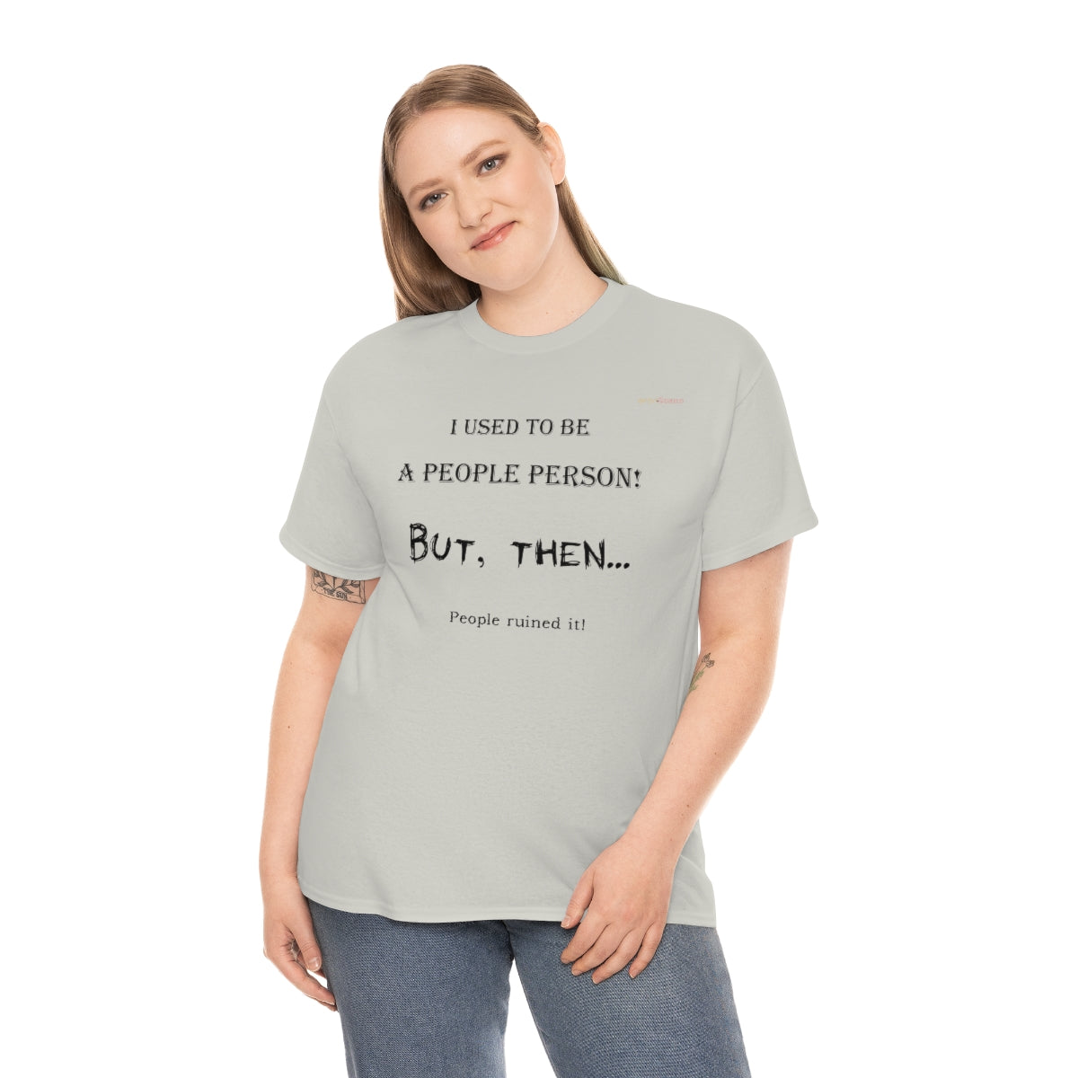 People Person T-Shirt (Black Letters)