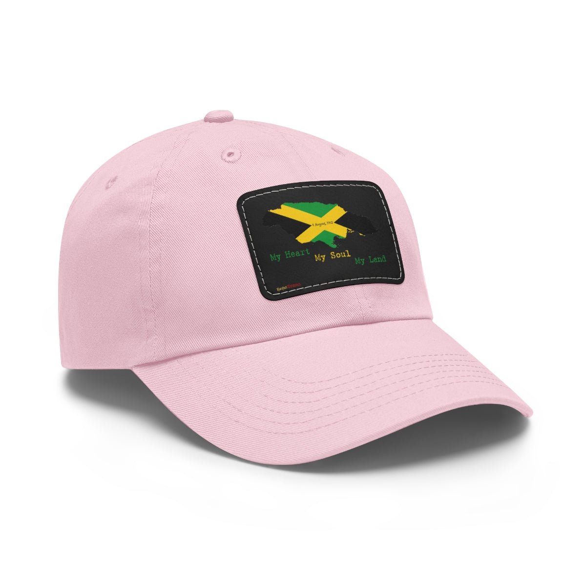 Jamaican Independence Hat with Leather Patch