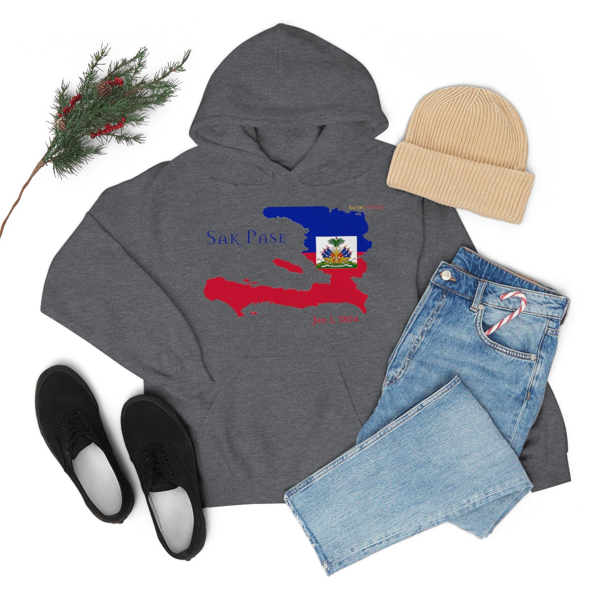 Haitian Independence Hooded Sweatshirt