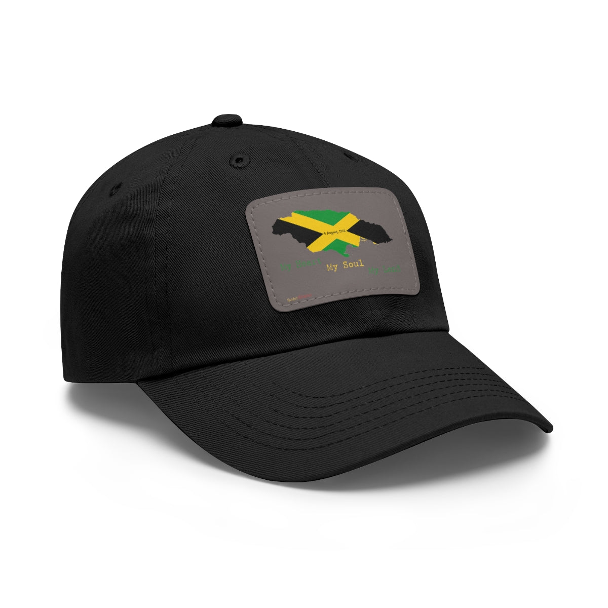 Jamaican Independence Hat with Leather Patch