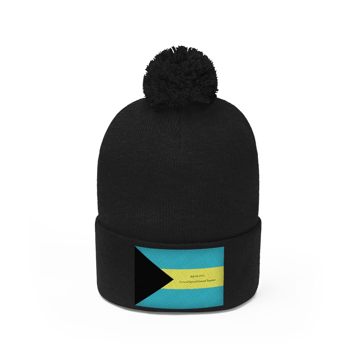 Bahamian Independence Pom Pom Beanie