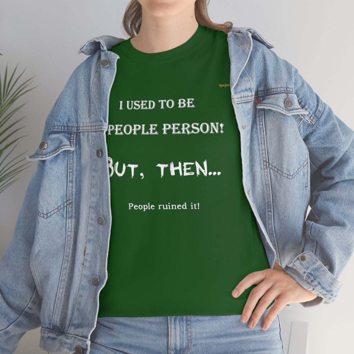 People Person T-Shirt (White Letters)