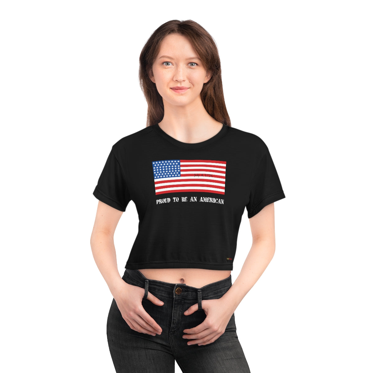 American Independence Women's Crop T-Shirt