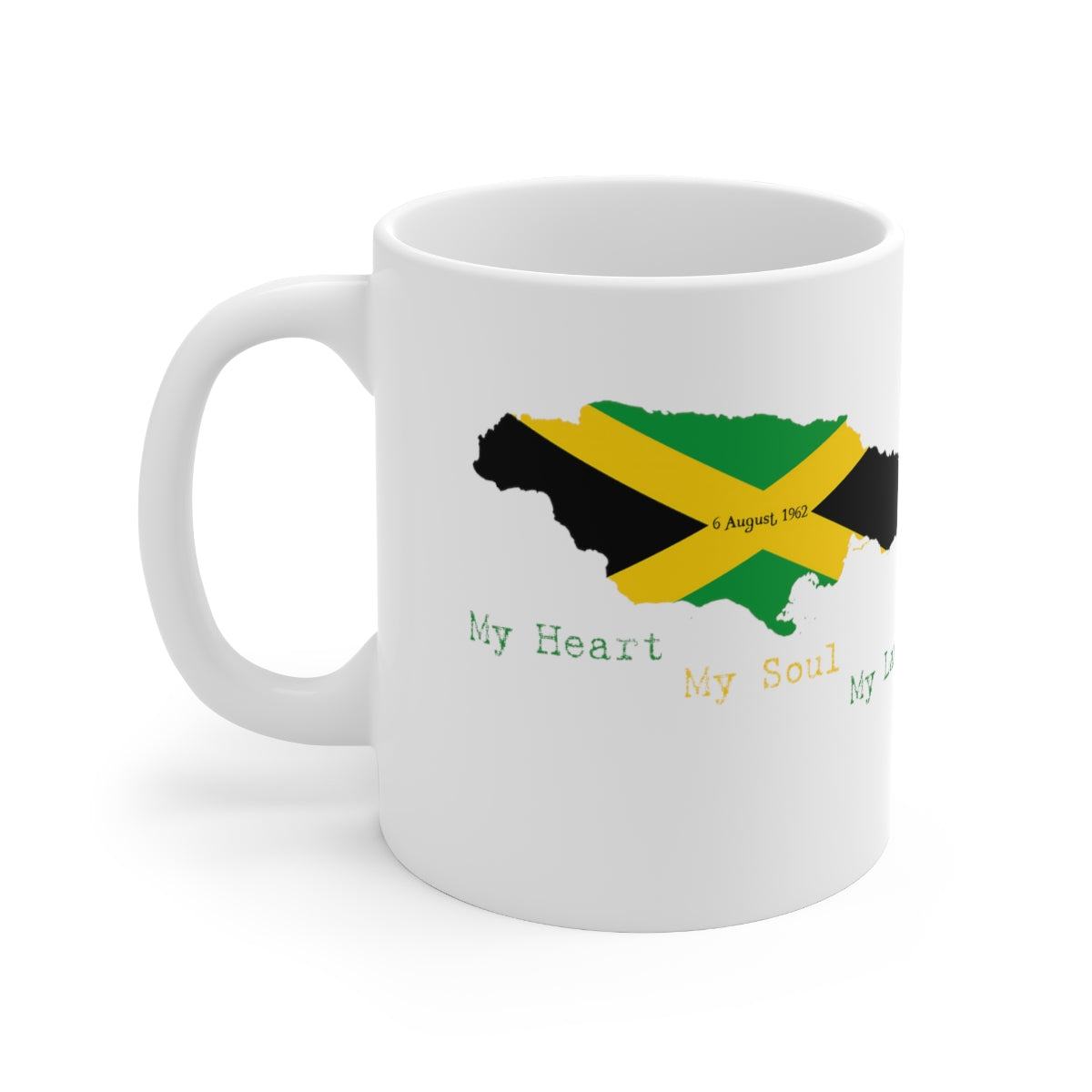 Jamaican Independence Mug, 11oz