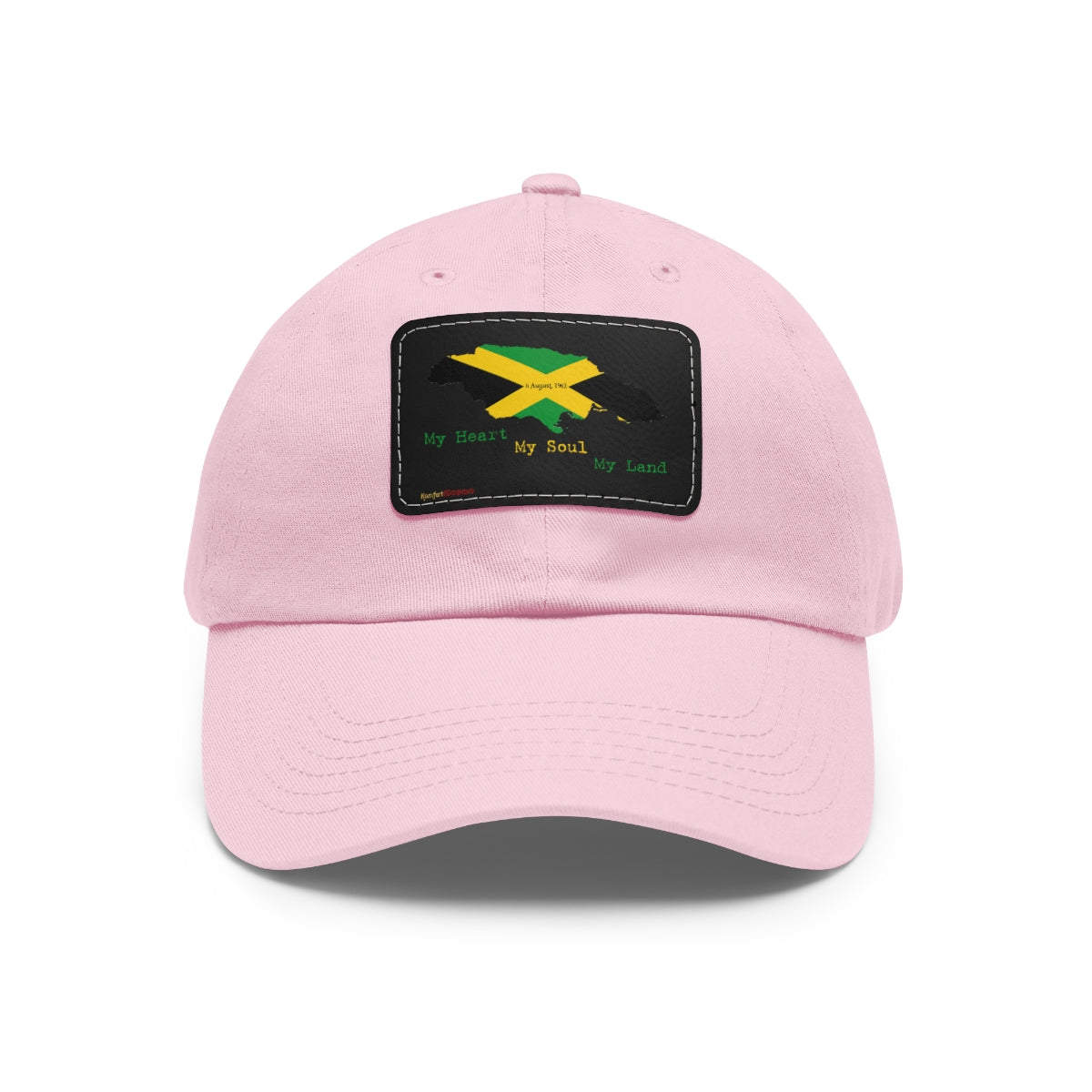 Jamaican Independence Hat with Leather Patch