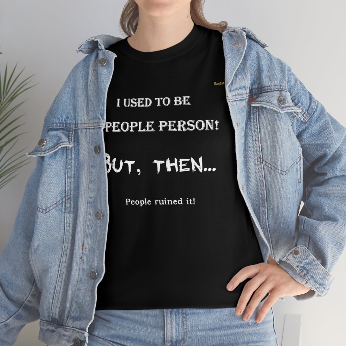 People Person T-Shirt (White Letters)