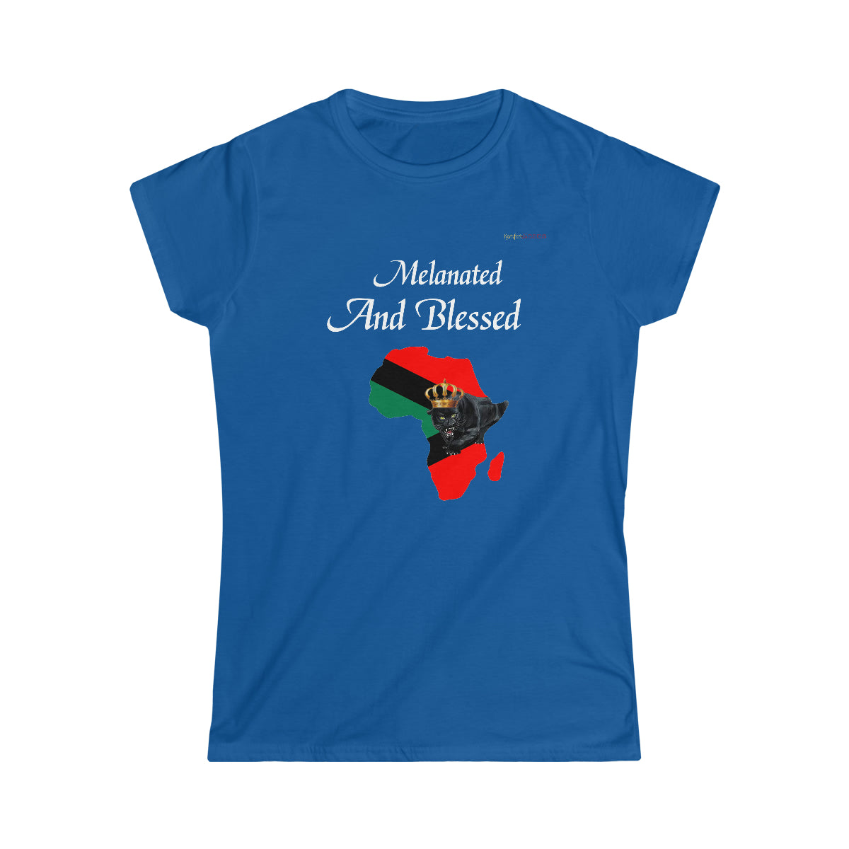 Melanated And Blessed Women's Softstyle T-Shirt